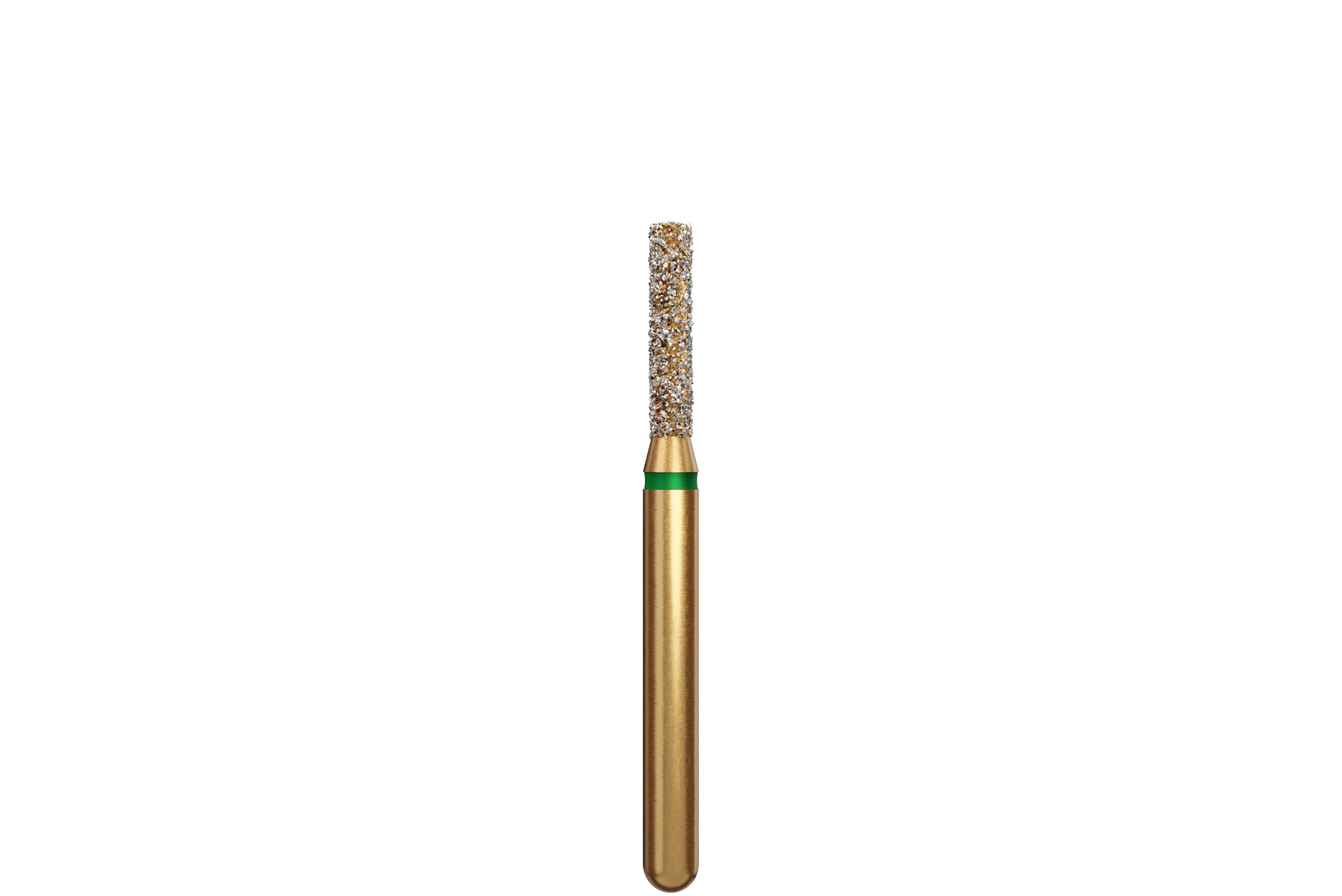 Coltene Alpen Multi-Use Multilayer Diamond Bur, FG, Coarse, Flat End Cylinder, #836-014, 1.4 mm Head Diameter, 6 mm Head Length, 5/Pkg - Alpen&reg; Diamonds - Coarse - #836-014 (6.0) - Image 1