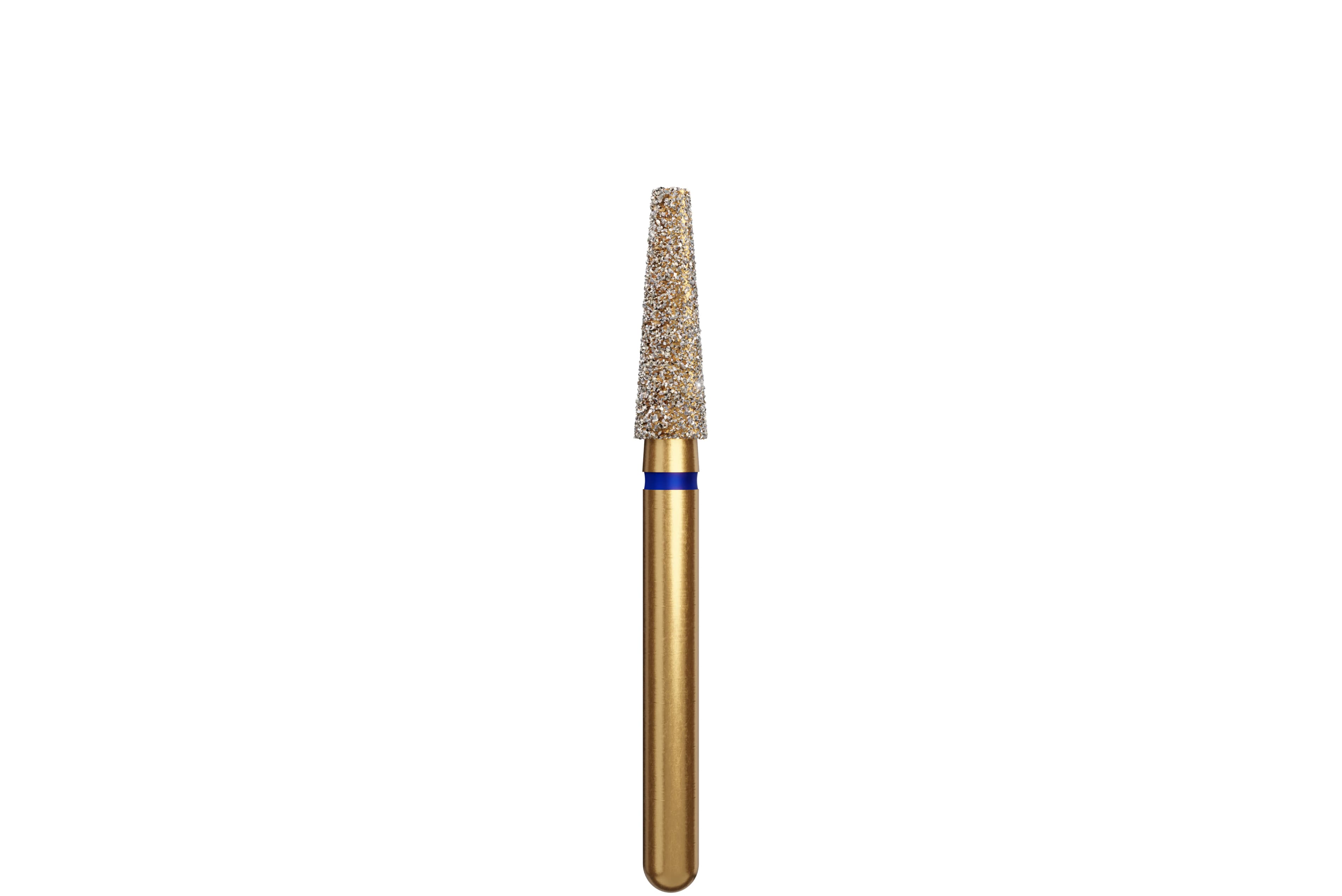 Coltene Alpen Multi-Use Multilayer Diamond Bur, FG, Medium, Flat End Taper, #846-023, 2.3 mm Head Diameter, 7 mm Head Length, 5/Pkg - Alpen&reg; Diamonds - Medium - #846-023 (7.0) - Image 1
