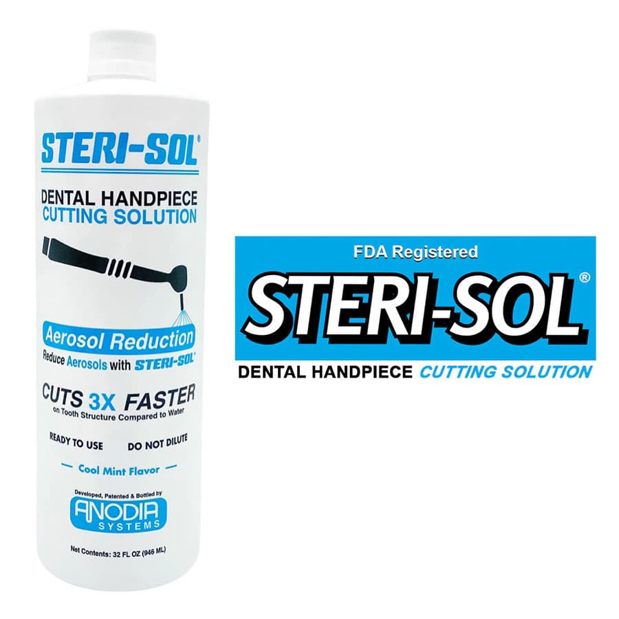 STERI-SOL® Dental Handpiece Cutting Solution, 32 oz Bottle - STERI-SOL® Dental Handpiece Cutting Solution, 32 oz Bottle - STERI-SOL® Dental Handpiece Cutting Solution, 32 oz Bottle - Image 1