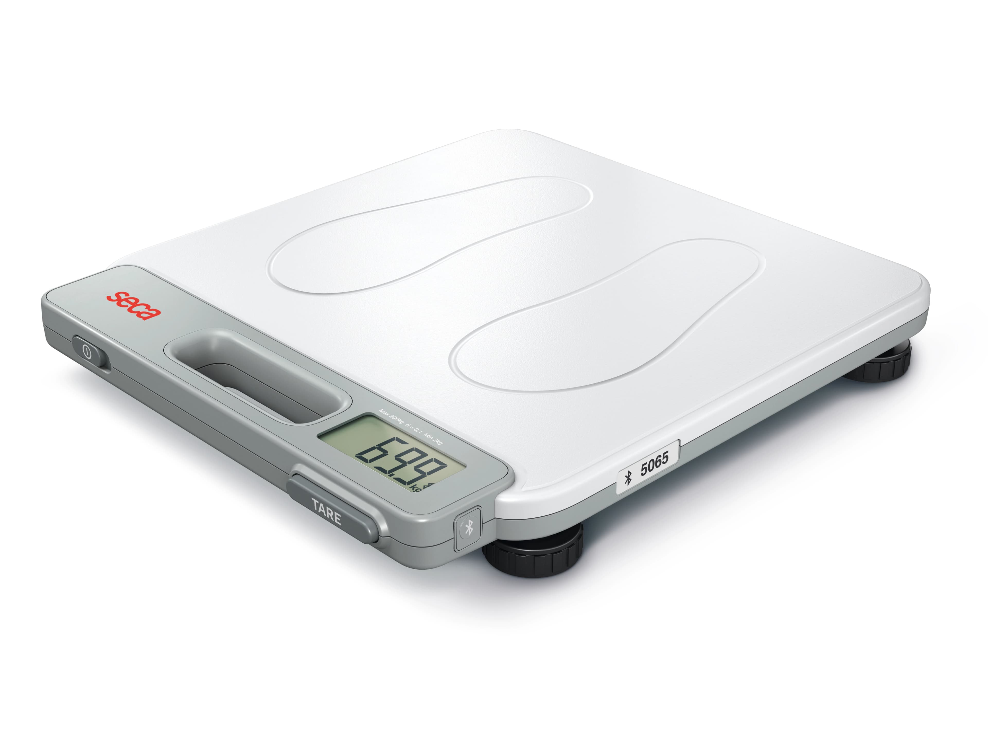seca 874+ Digital Scale with Bluetooth and Feet Switch, 200 kg Capacity, Backlit Display thumbnail 2