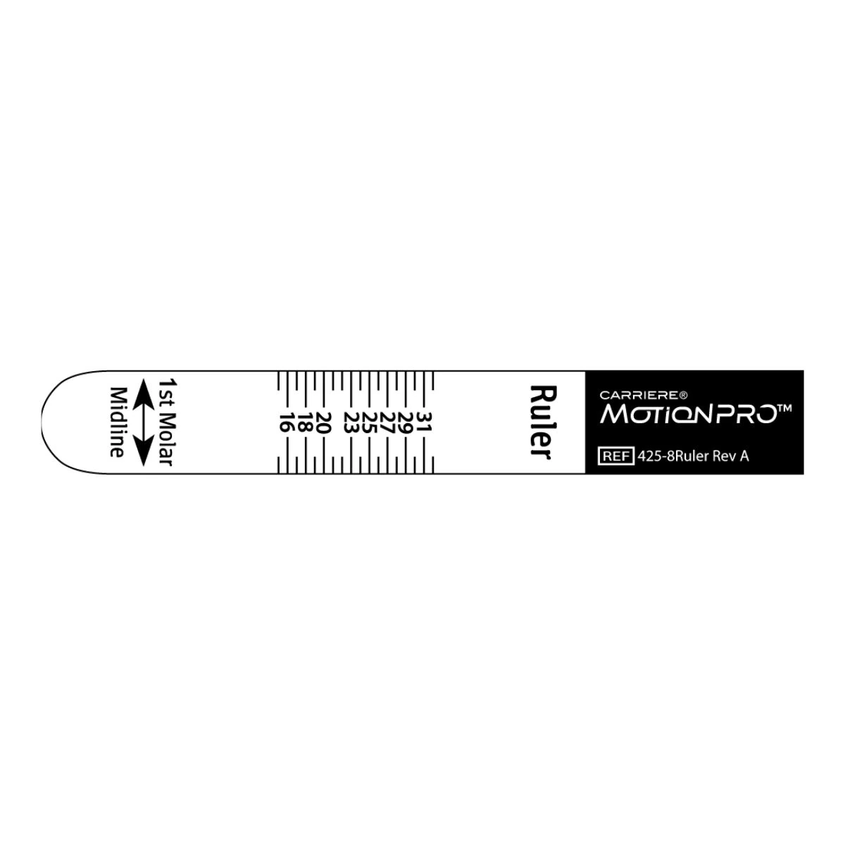 Carriere Motion Pro Ruler, Straight, Universal, Clear, 10/Package thumbnail 2