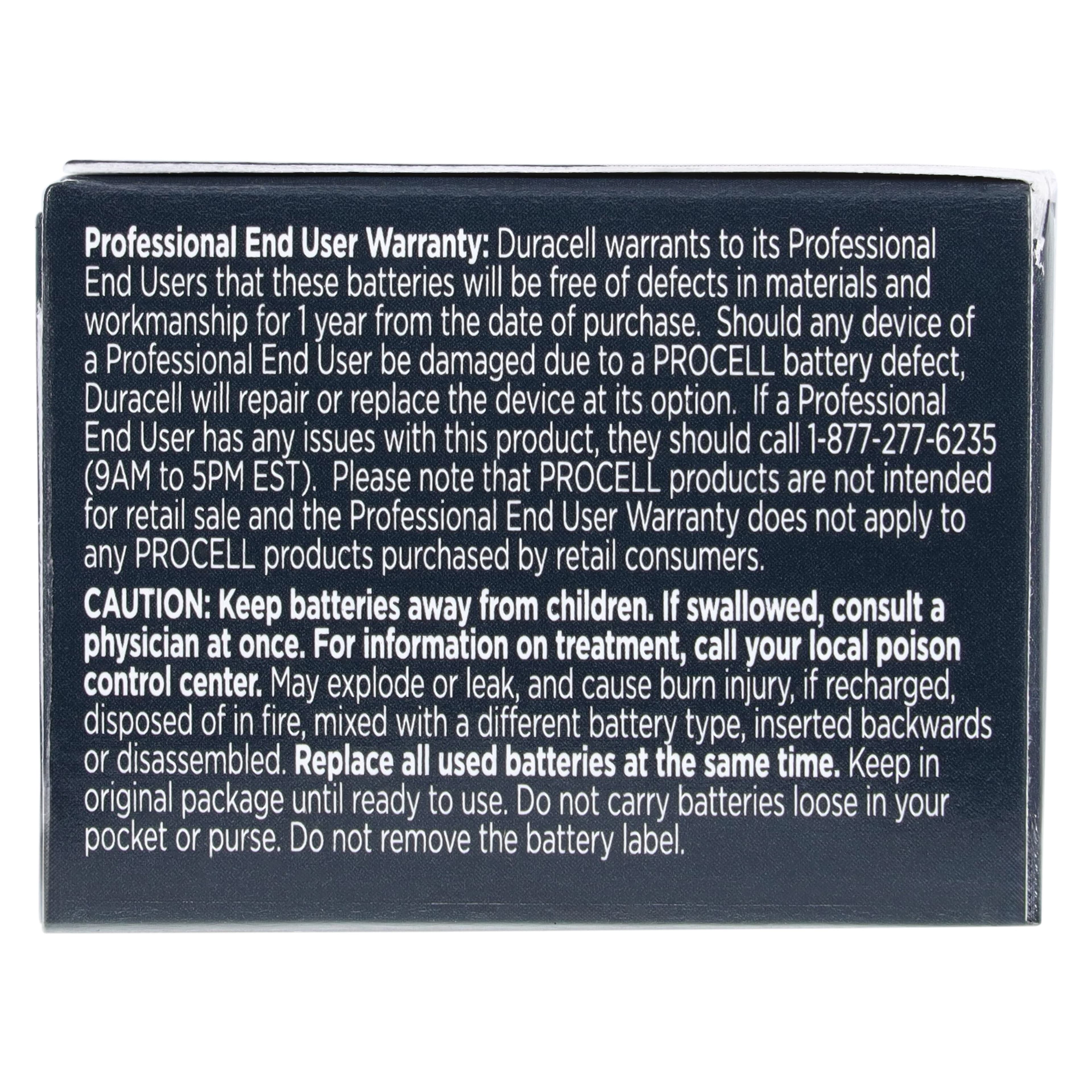 Duracell Procell AAA Alkaline Battery, 144/Case thumbnail 6