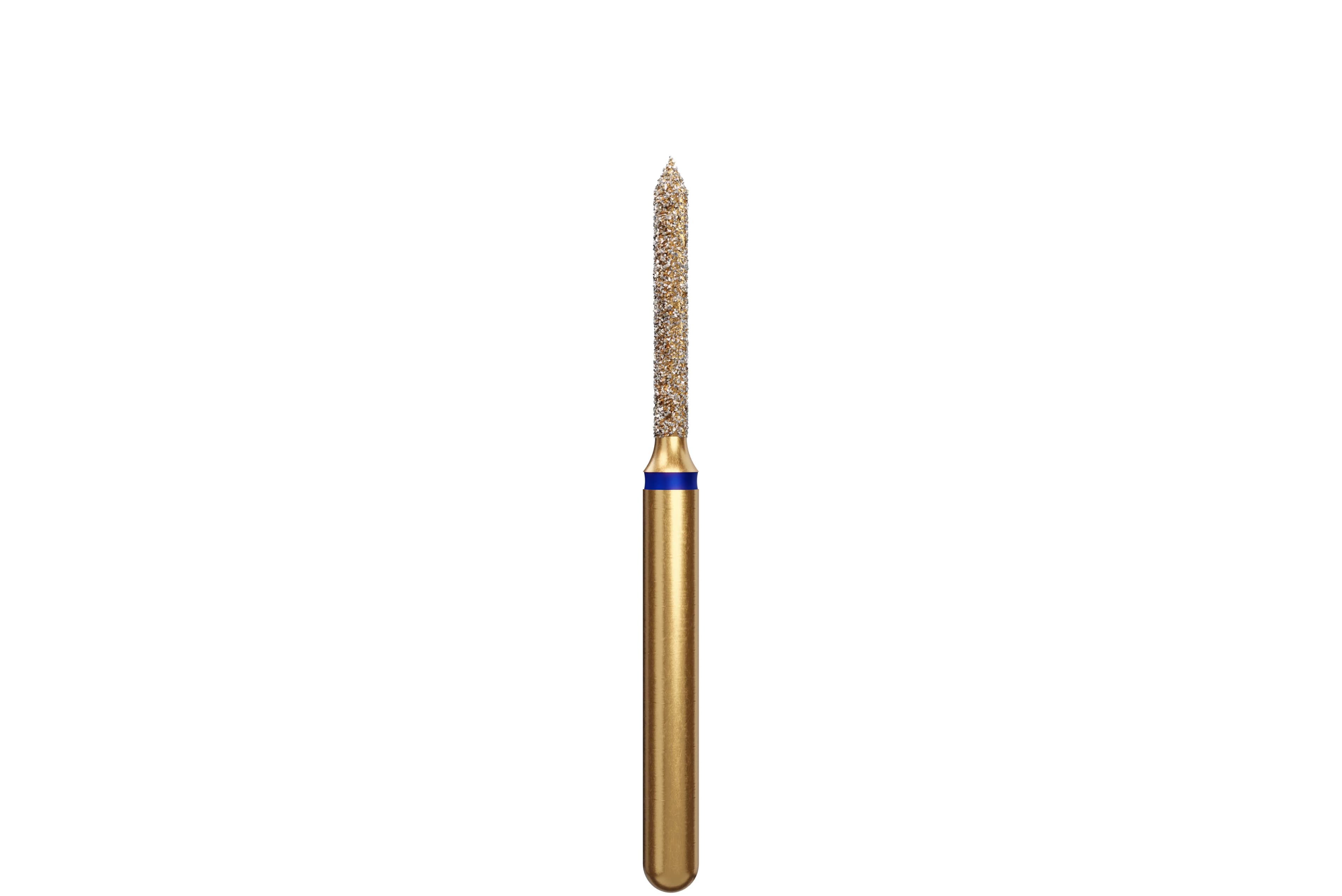 Coltene Alpen Multi-Use Multilayer Diamond Bur, FG, Medium, Beveled Cylinder, #885-012, 1.2 mm Head Diameter, 8 mm Head Length, 5/Pkg - Alpen&reg; Diamonds - Medium - #885-012 (8.0) - Image 1