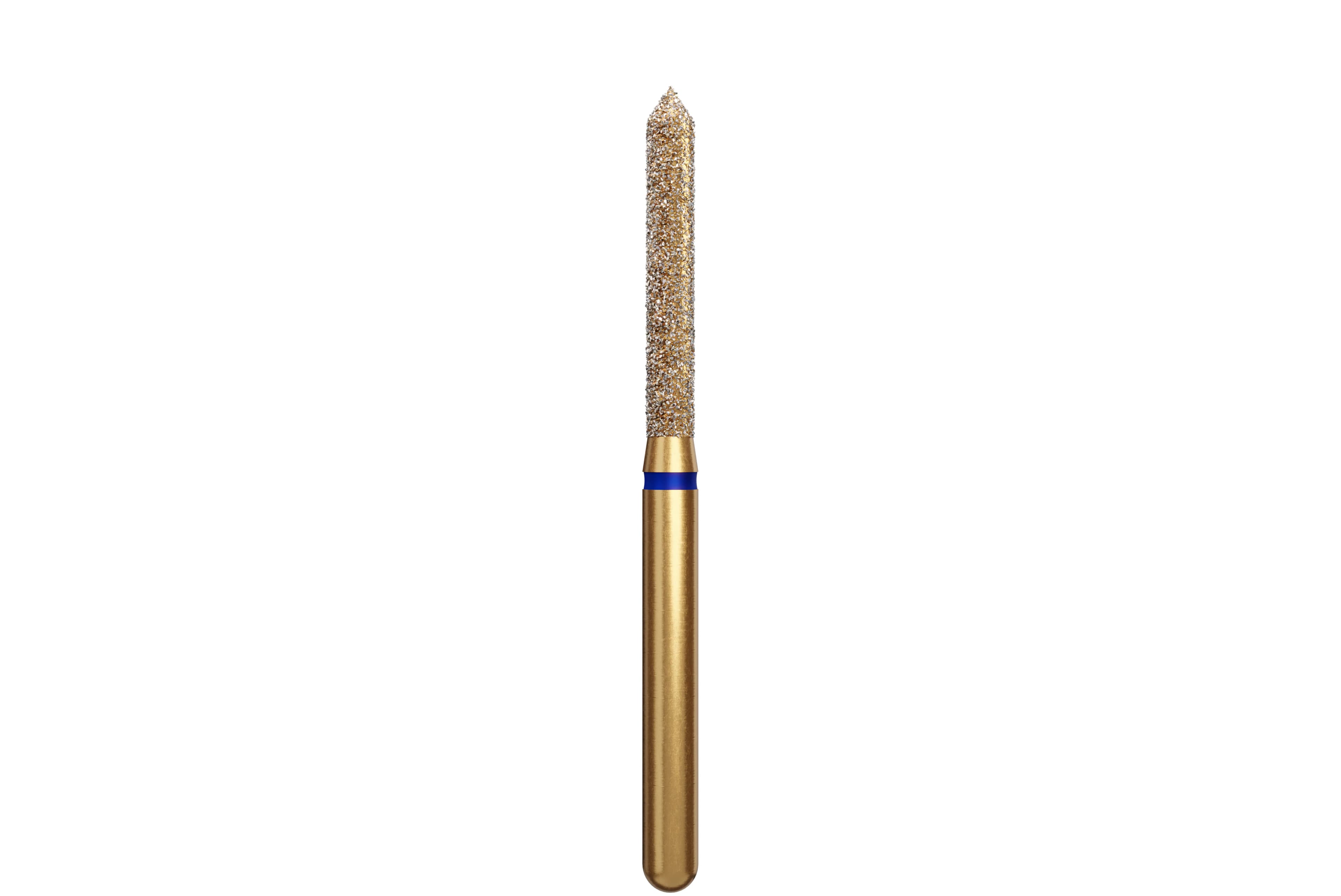 Coltene Alpen Multi-Use Multilayer Diamond Bur, Beveled Cylinder, FG, Medium Grit, #886-016, 1.6 mm Head Diameter, 10 mm Head Length, 5/Pkg - Alpen&reg; Diamonds - Medium - #886-014 (10.0) - Image 1