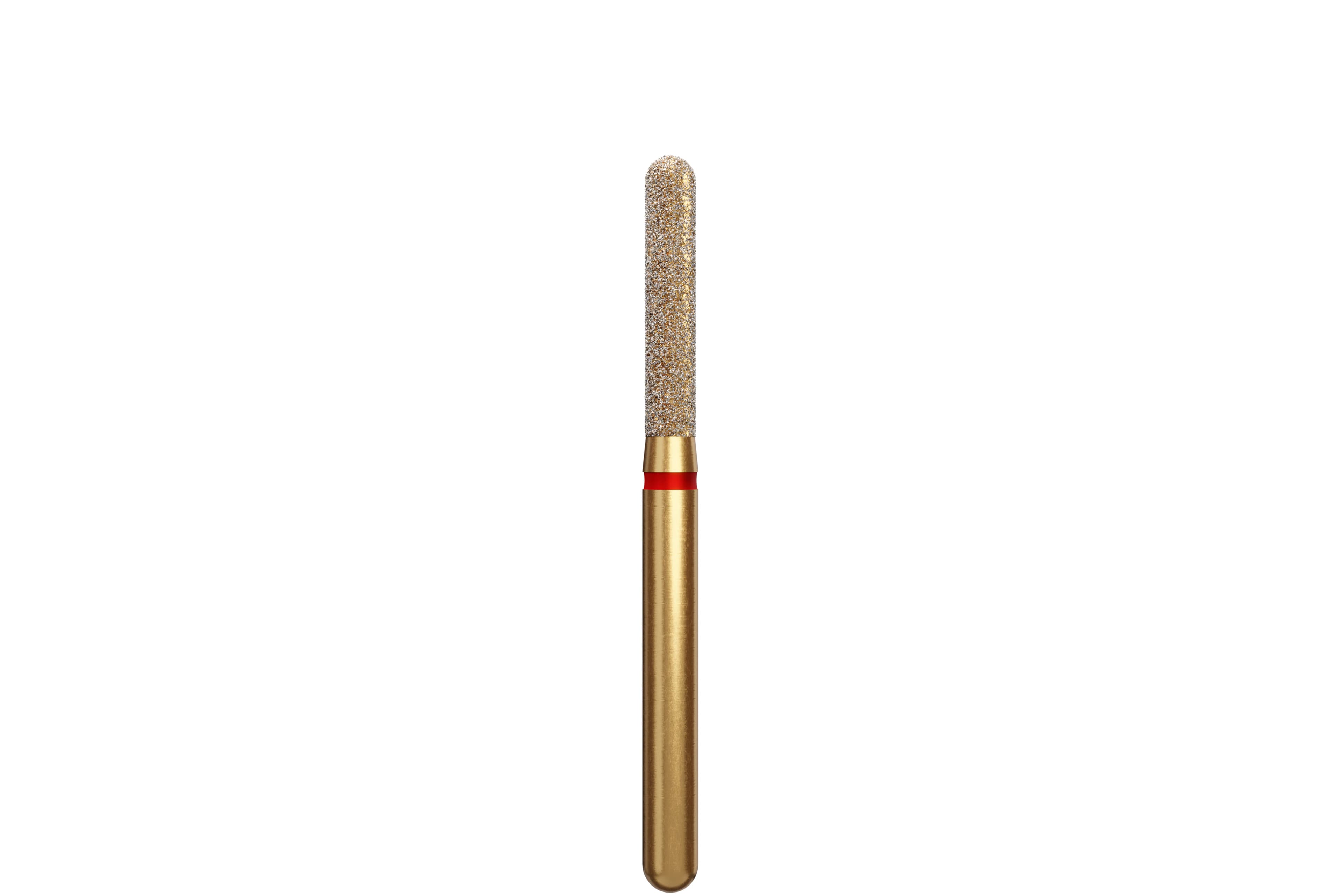 Coltene Alpen Multi-Use Multilayer Diamond Bur, FG, Fine, Round End Cylinder, #881-016, 1.6 mm Head Diameter, 8 mm Head Length, 5/Pkg - Alpen&reg; Diamonds - Fine - #881-016 (8.0) - Image 1