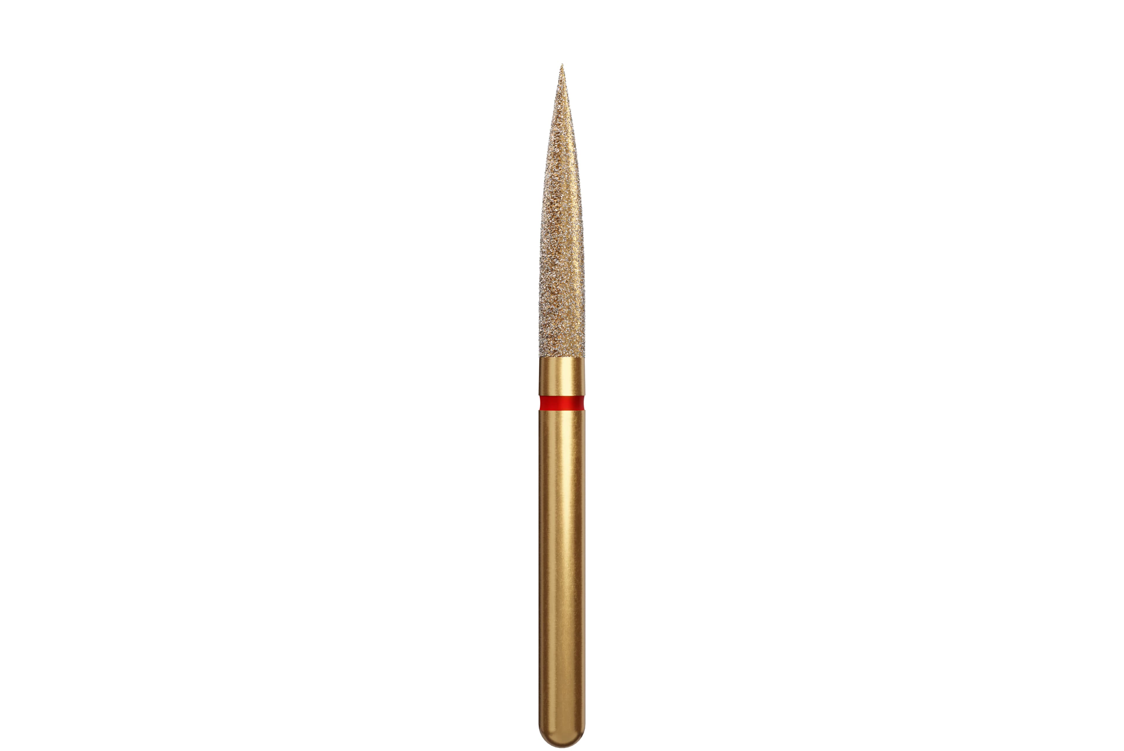 Coltene Alpen Multi-Use Multilayer Diamond Bur, FG, Fine, Flame, #863-016, 1.6 mm Head Diameter, 10 mm Head Length, 5/Pkg - Alpen&reg; Diamonds - Fine - #863-016 (10.0) - Image 1