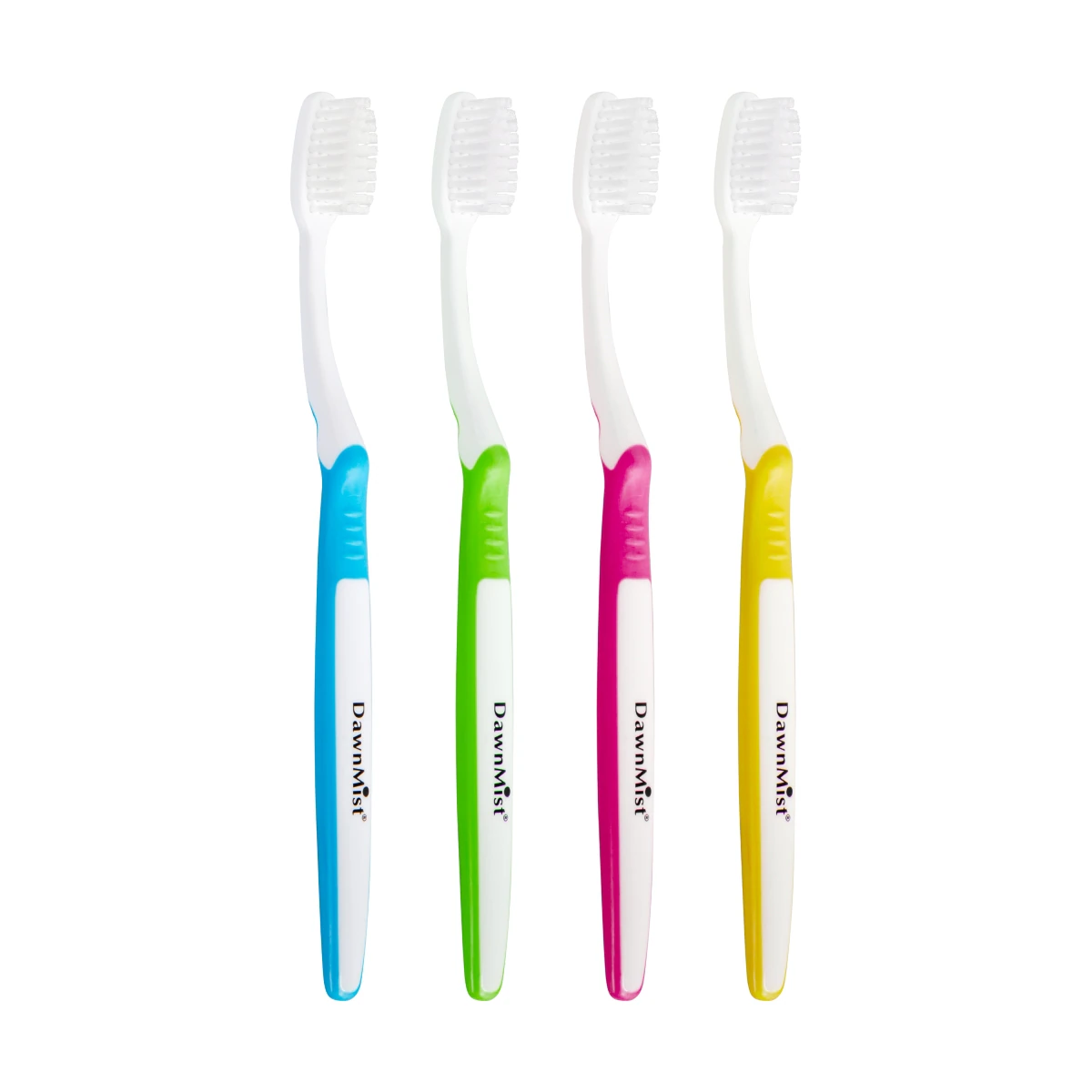 DawnMist Premium Adult Toothbrush, 36 Tuft, Extra Soft, Assorted, Individually Wrapped, 1440/Case - DawnMist Premium Adult TB - Image 1