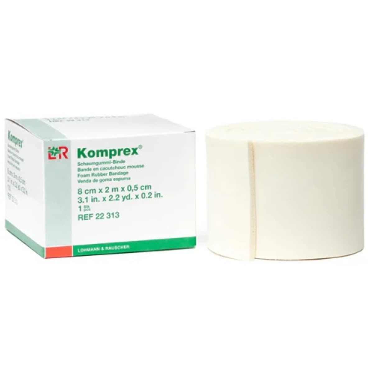 Komprex Foam Rubber Bandage, Latex-Free, by Lohmann & Rauscher - Bandage Foam Rubber Komprex - Image 1