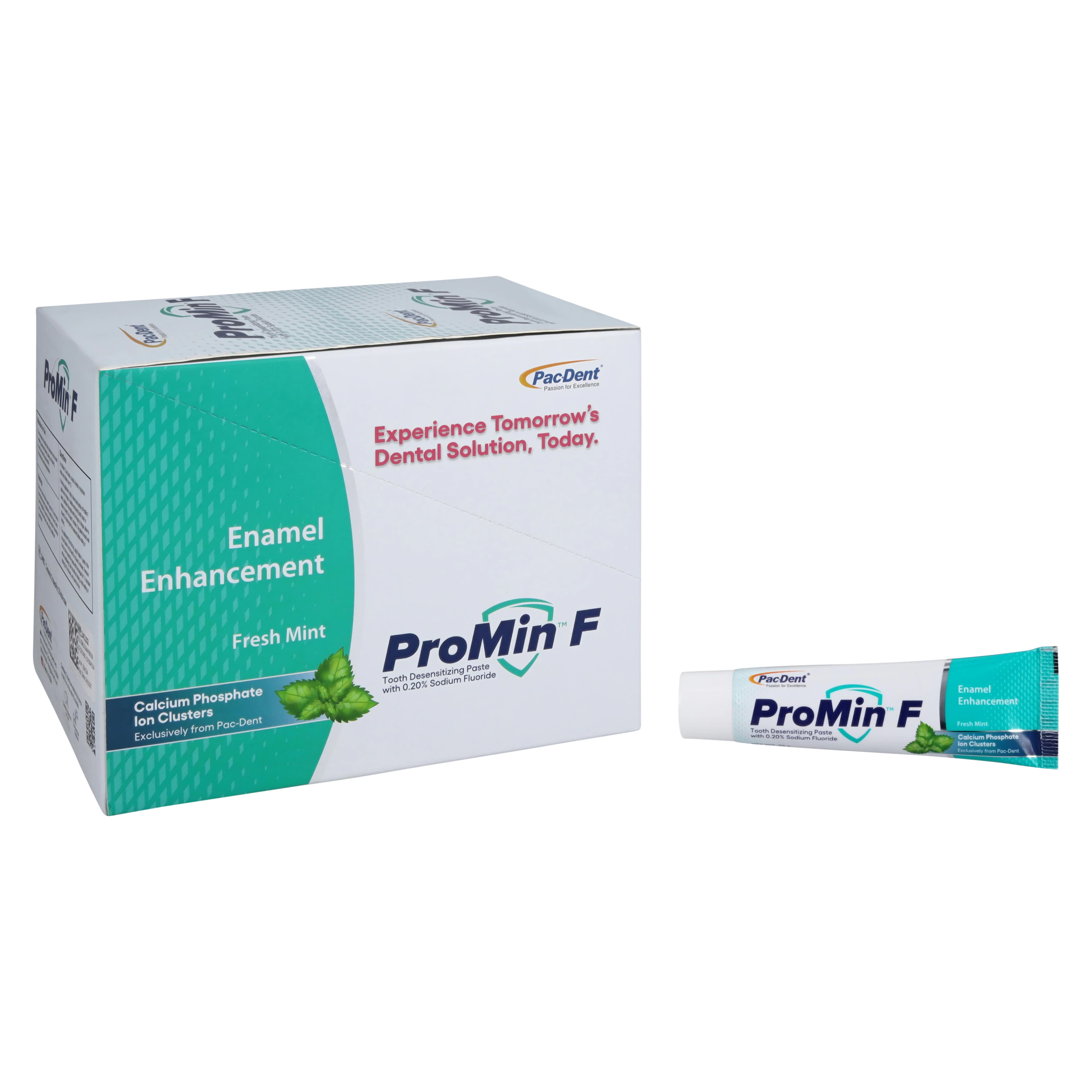 ProMin F Tooth Desensitizing Paste with Sodium Fluoride, 25g Tube, 2 Tubes/Box, 10 Boxes/Case, 341102 - ProMin F Tooth Desensitizing Paste with Sodium Fluoride Tube Kit 25g 2 Tubes/Box Case of 10 - Image 1