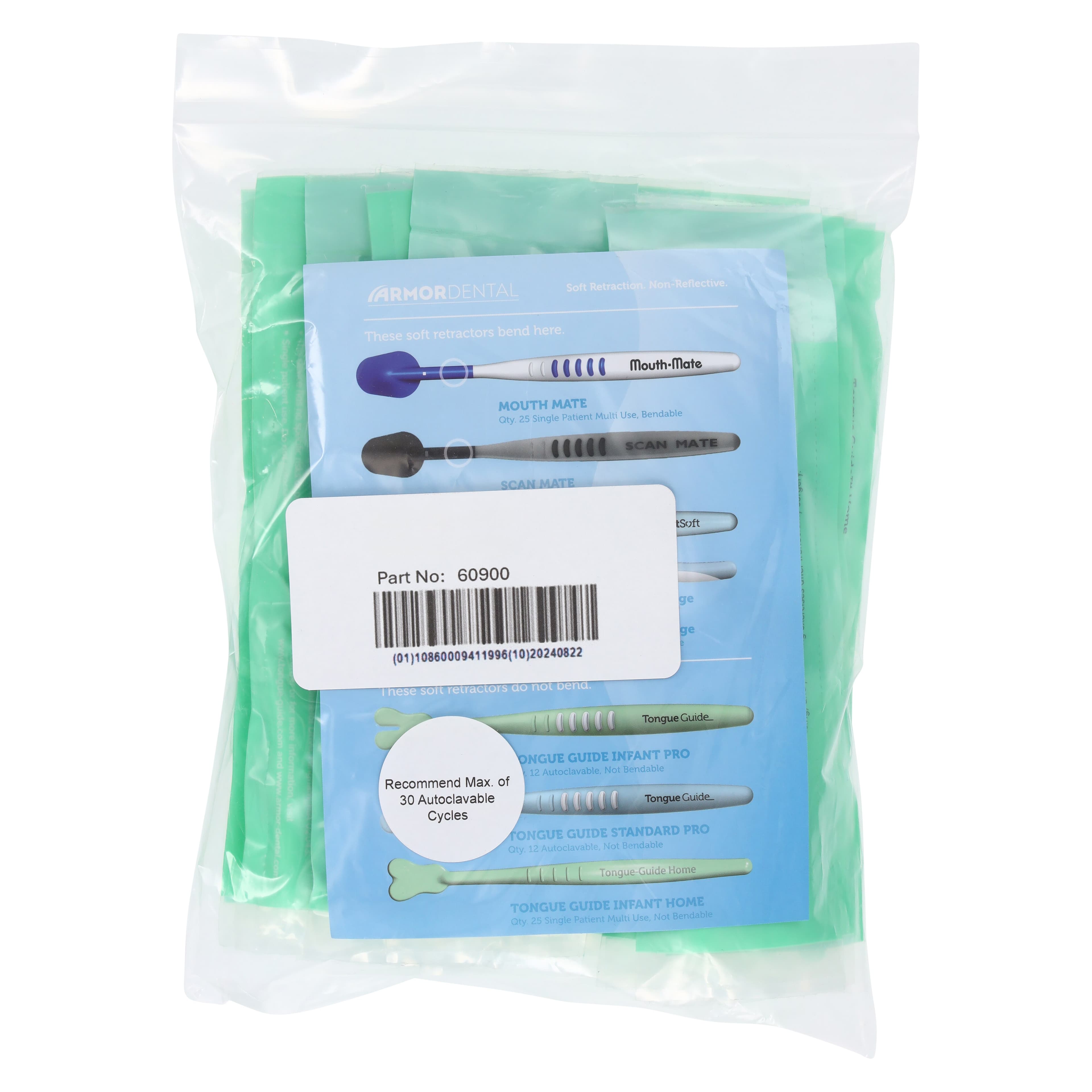 Armor Dental Tongue Guide Home Tongue Retractor, Single Patient Use, Disposable, Latex Free, 25/Pkg thumbnail 6
