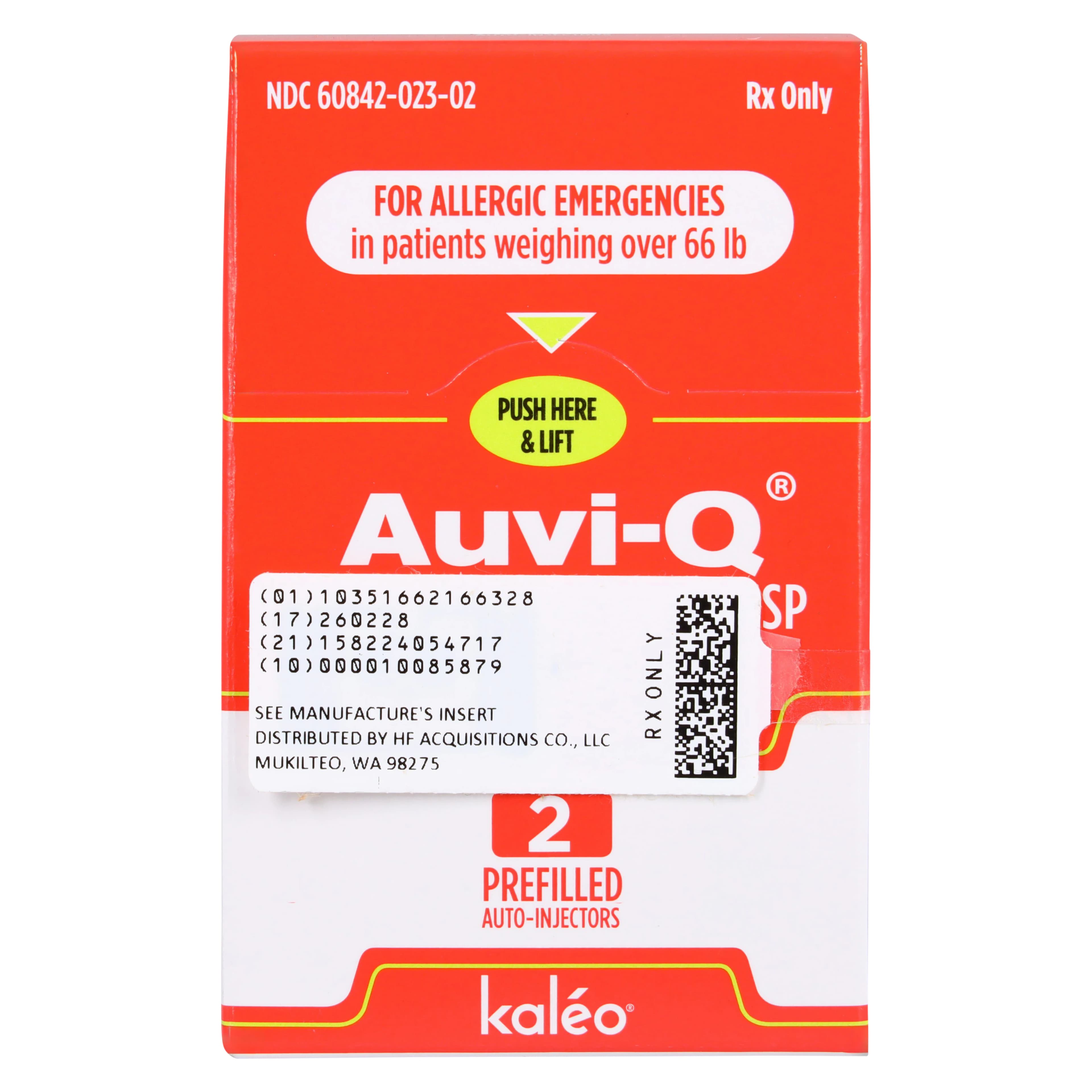 Auvi-Q Epi Auto-Injector, 0.3mg, 2/Package thumbnail 2