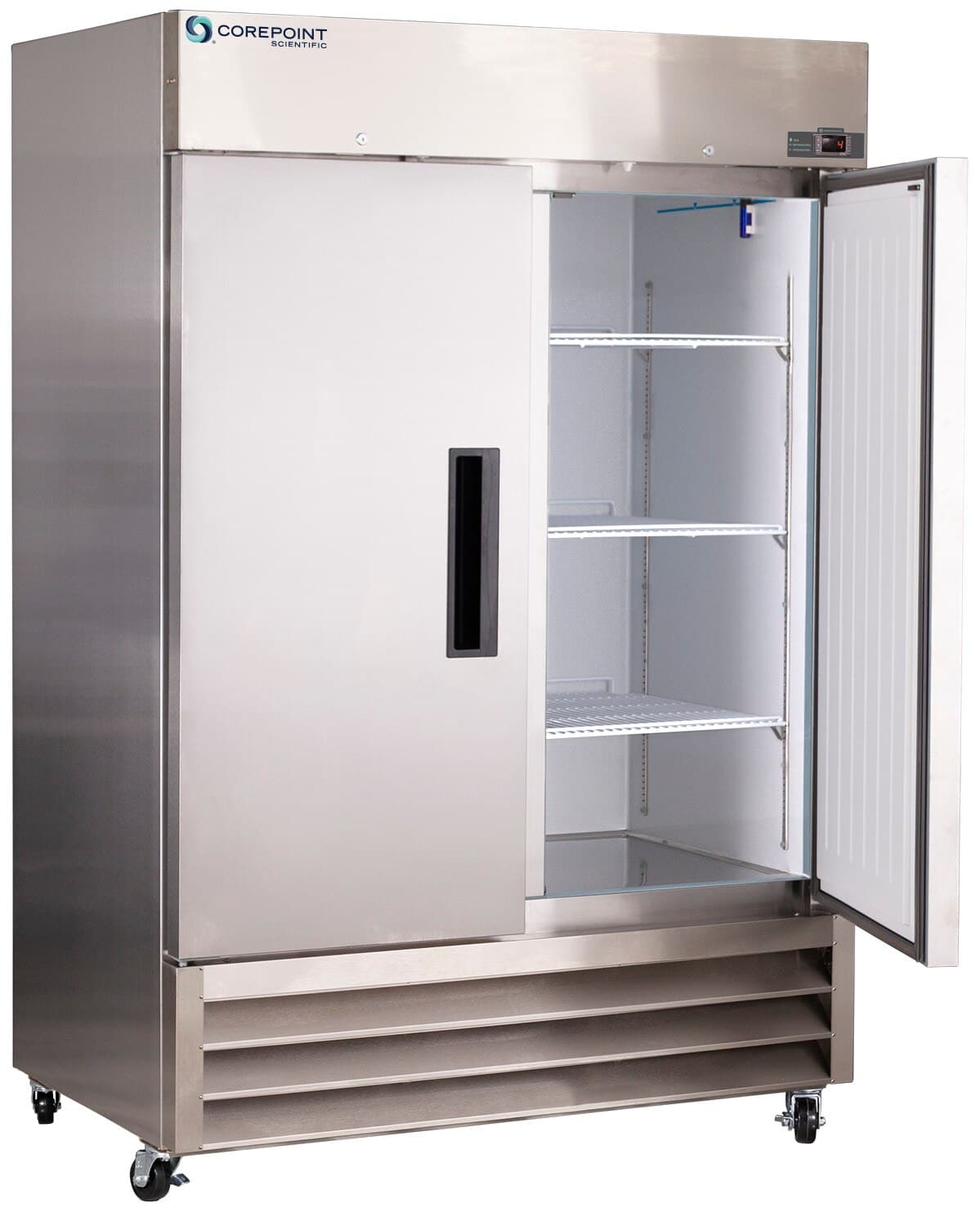 Corepoint General Purpose Refrigerator, 49 Cu Ft, 2 Solid Doors, Right and Left Hinged, 1 to 10C, Cycle Defrost thumbnail 2