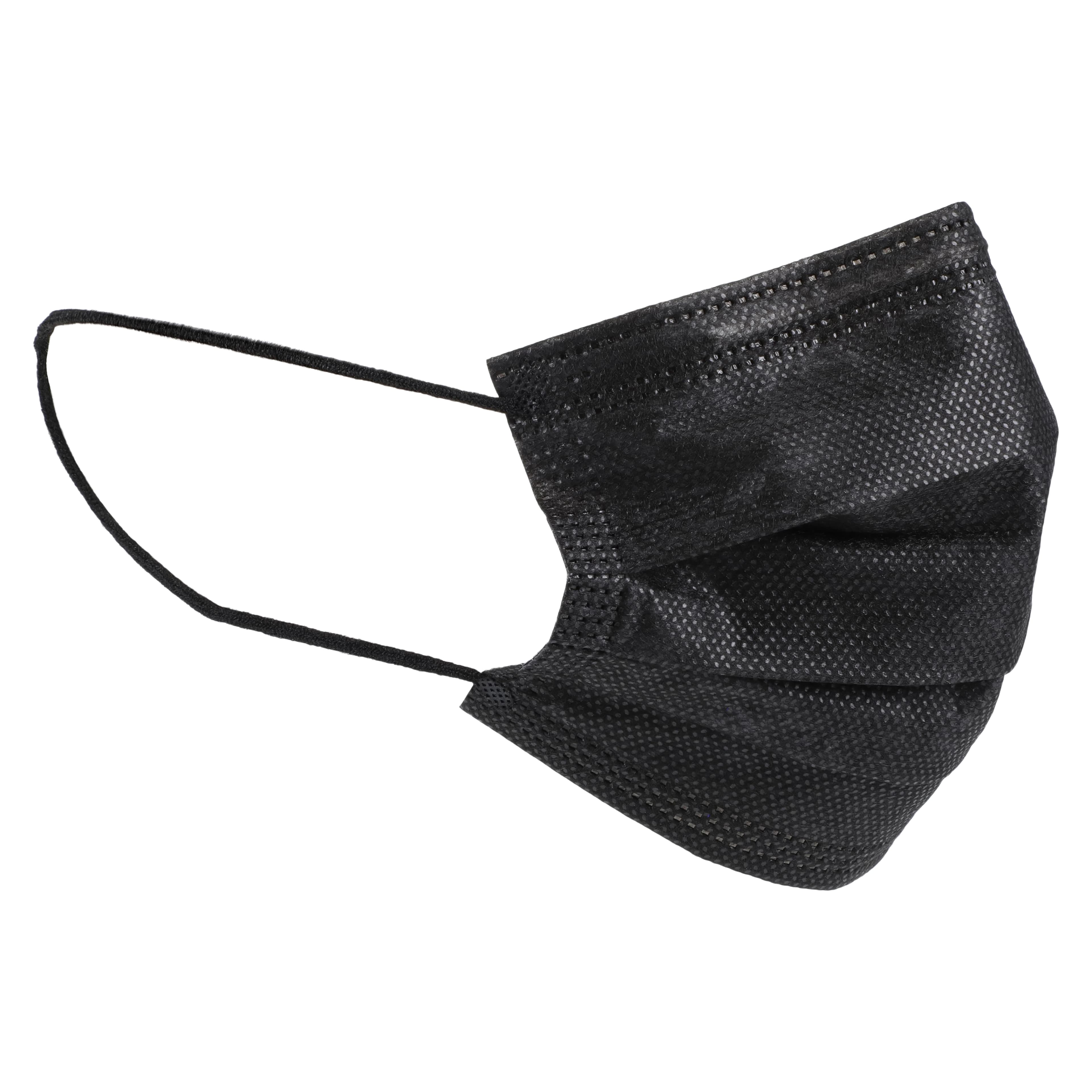 Medicom SafeMask Artisan Earloop Face Mask, ASTM Level 3, Black, 50/Box, 221492 thumbnail 3