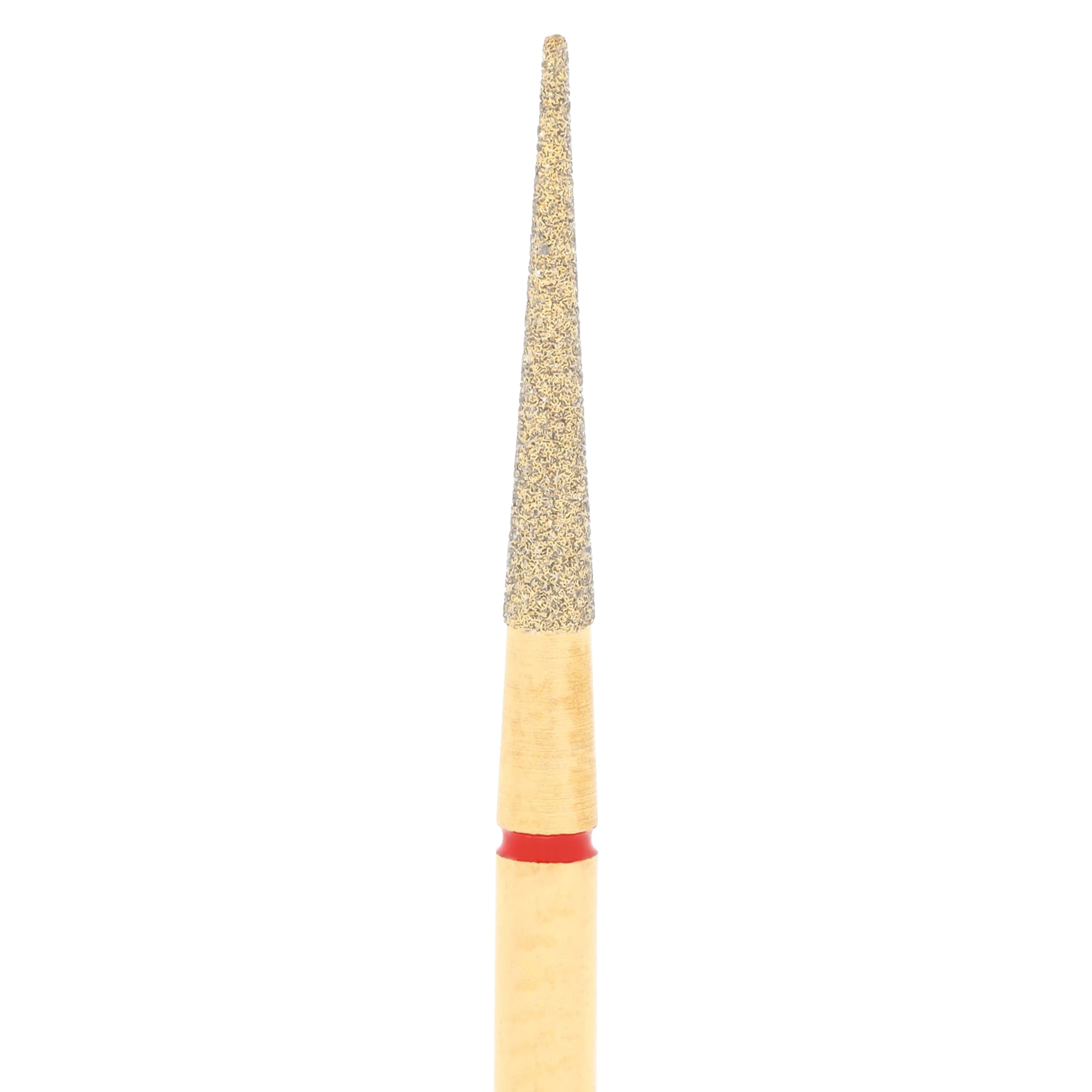 Coltene Alpen Esthetic Finishing Diamond Bur, FG, Fine Grit, Red Ring, #135-014/ET9, 1.4 mm Head, 5/Pkg, 60032691 thumbnail 3
