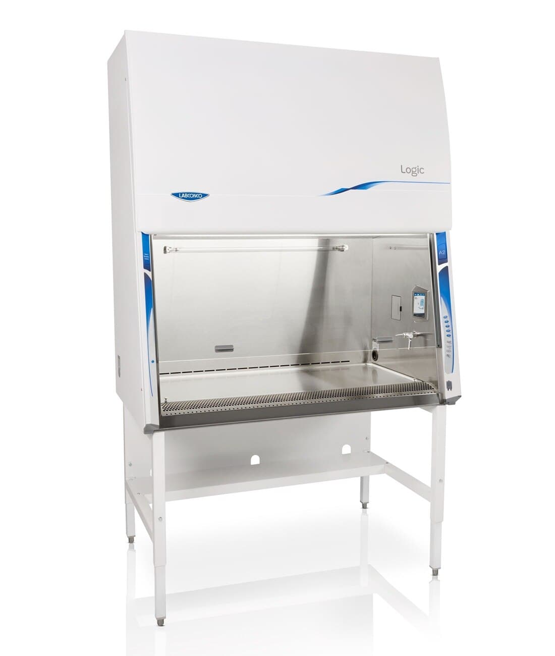 Labconco Logic Class II, Type A2 Biosafety Cabinet, 4 ft, 115V 60Hz, with 8" Sash and Base Stand - Cabinet Biosafety 4' Logic Cls - Image 1