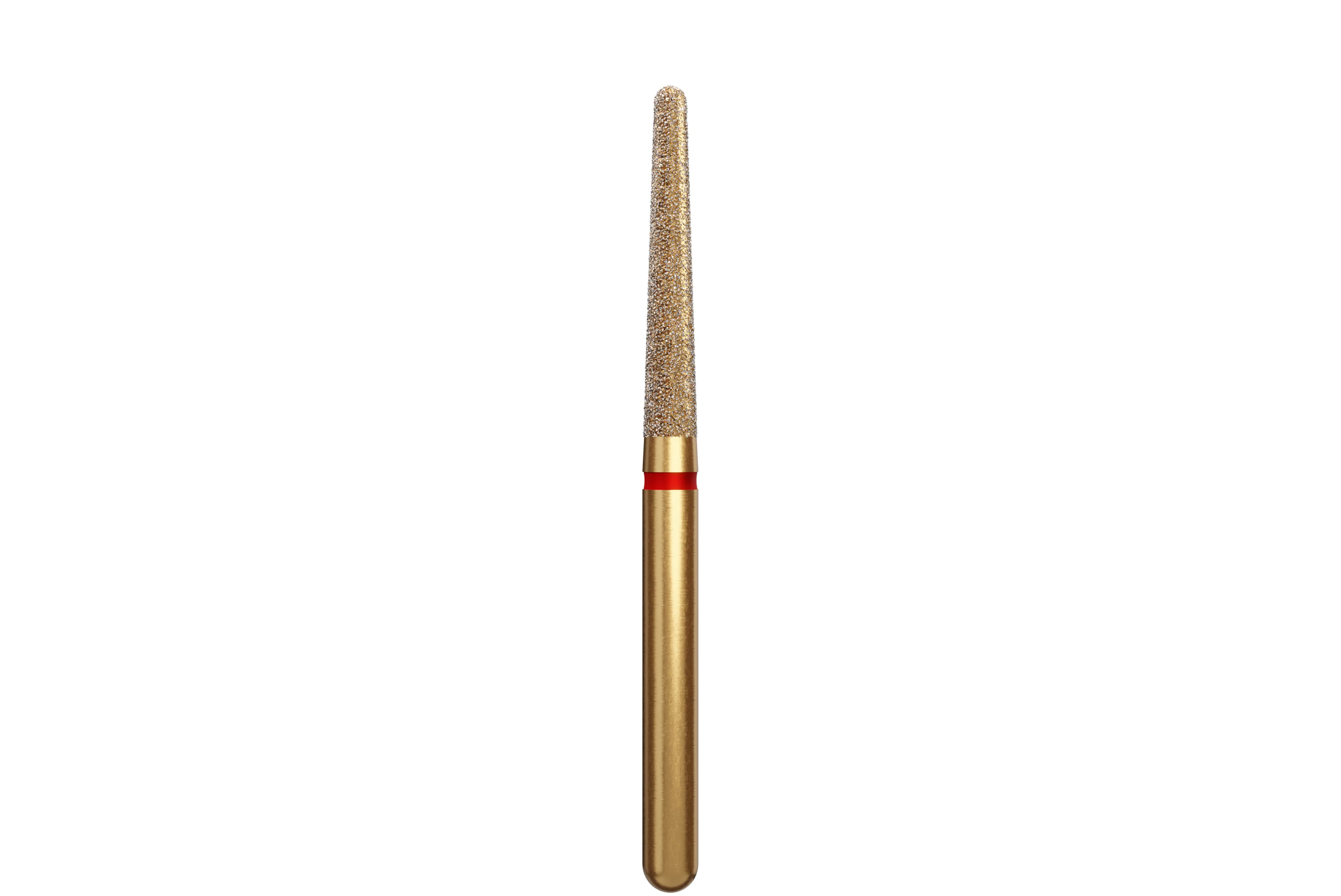 Alpen Multi-Use Multilayer Diamond Bur, Round End Taper, Fine, FG, #850-016, 1.6mm Head Diameter, 10mm Head Length, 5/Pkg - Alpen&reg; Diamonds - Fine - #850-016 (10.0) - Image 1