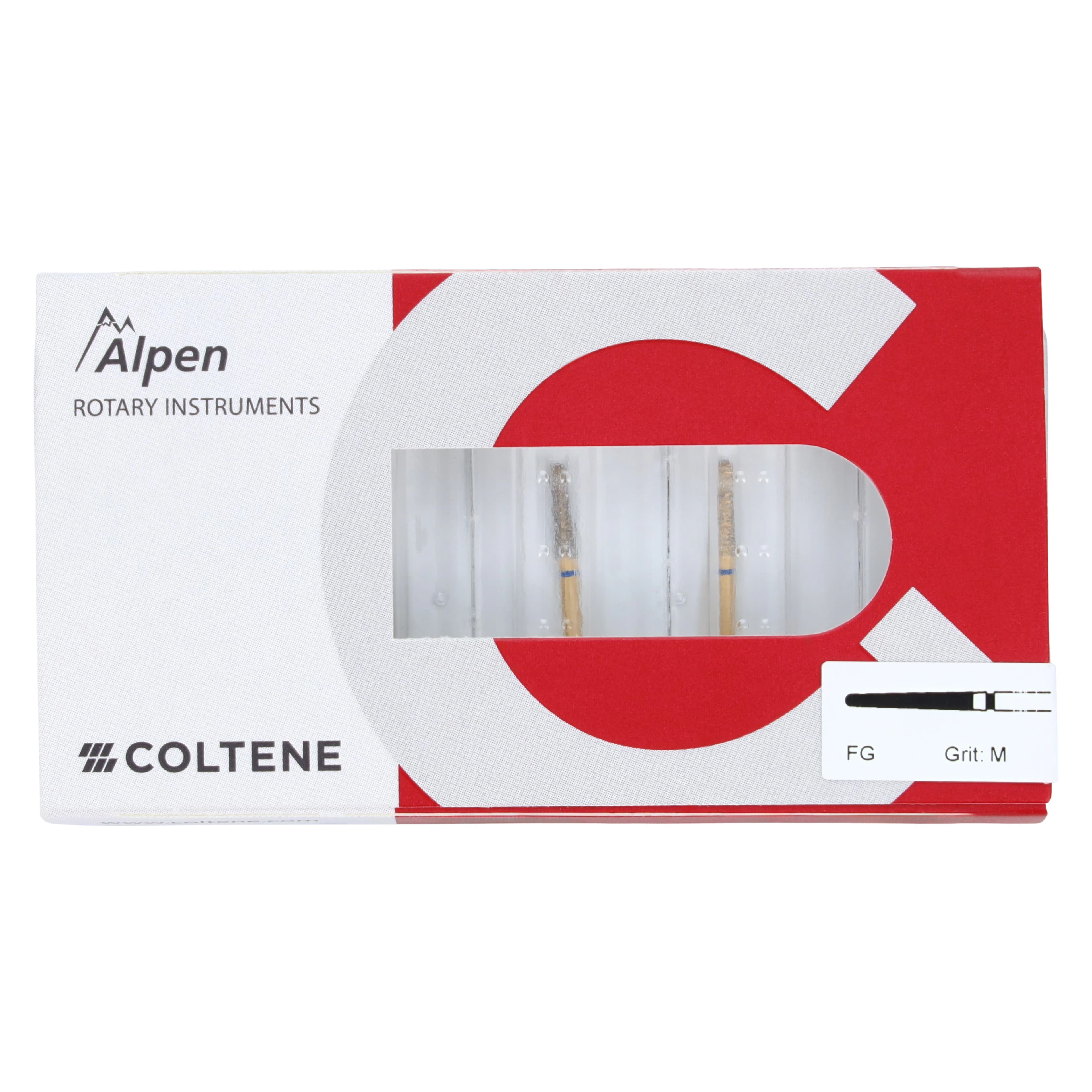 Coltene Alpen Diamond Bur, Round End Taper, FG, Medium Grit, #850-018 (1.8mm Head Diameter), 5/Pkg thumbnail 5