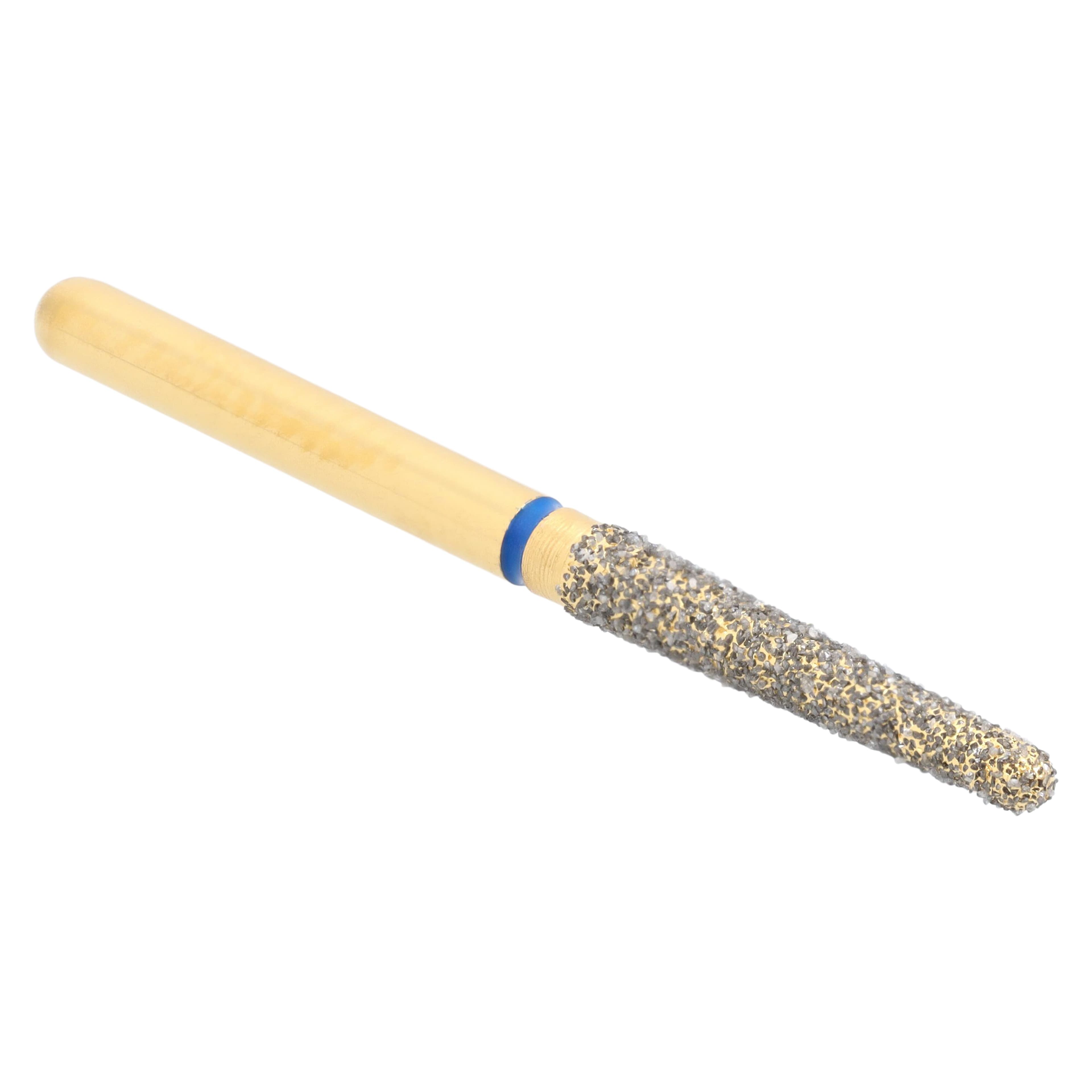 Coltene Alpen Multi-Use Multilayer Diamond Bur, FG, Medium Grit, Round End Taper, #850-018, 1.8 mm Head Diameter, 10 mm Head Length, 5/Pkg thumbnail 4