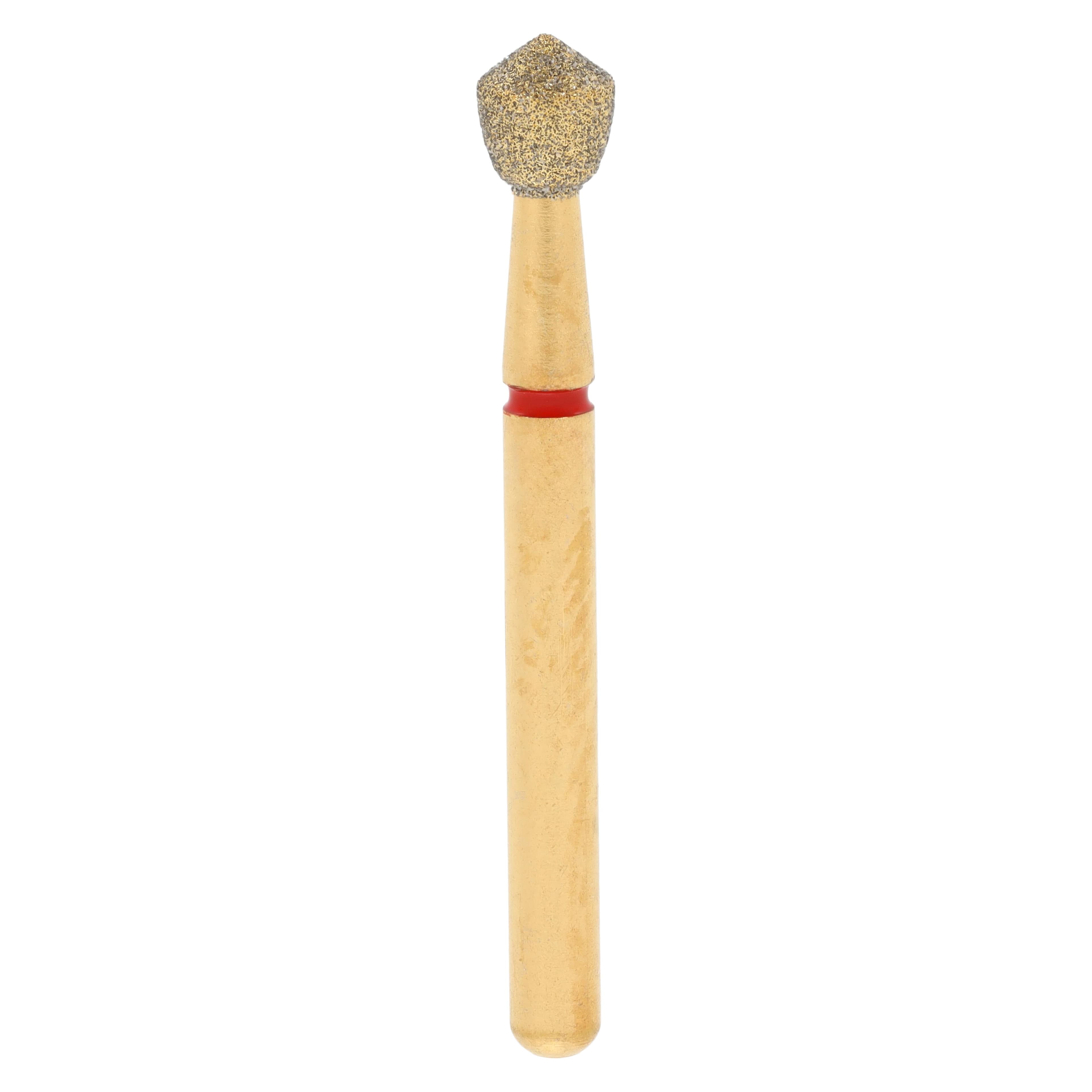 Coltene Alpen Multi-Use Multilayer Diamond Bur, Fine Grit, Acorn Shape, FG, #905-023, 2.3 mm Head Diameter, 2.7 mm Head Length, 5/Pkg thumbnail 2