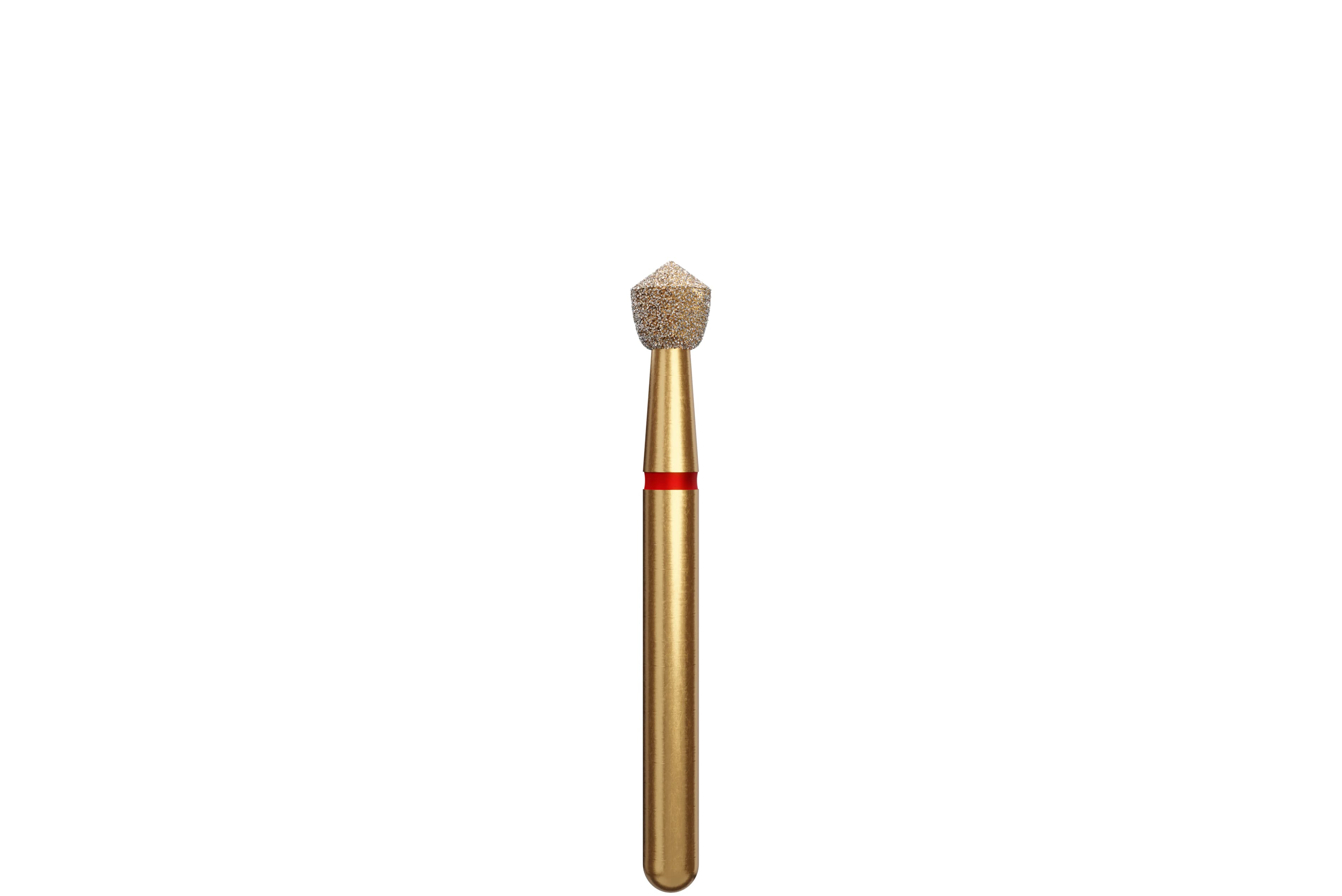 Coltene Alpen Multi-Use Multilayer Diamond Bur, Fine Grit, Acorn Shape, FG, #905-023, 2.3 mm Head Diameter, 2.7 mm Head Length, 5/Pkg - Alpen&reg; Diamonds - Fine - #905-023 (2.7) - Image 1