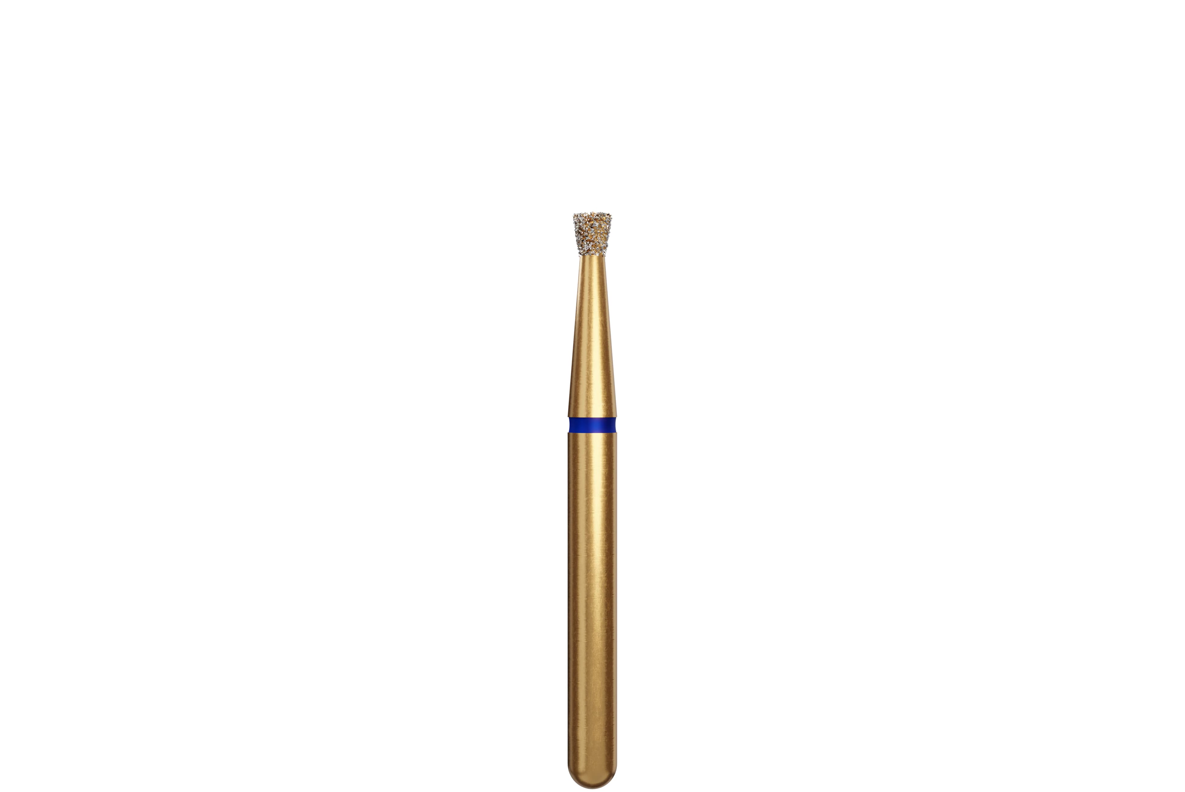 Coltene Alpen Multi-Use Multilayer Diamond Bur, FG, Medium Grit, Inverted Cone, #805-014, 1.4 mm Head Diameter, 5/Pkg - Alpen&reg; Diamonds - Medium - #805-014 (1.4) - Image 1