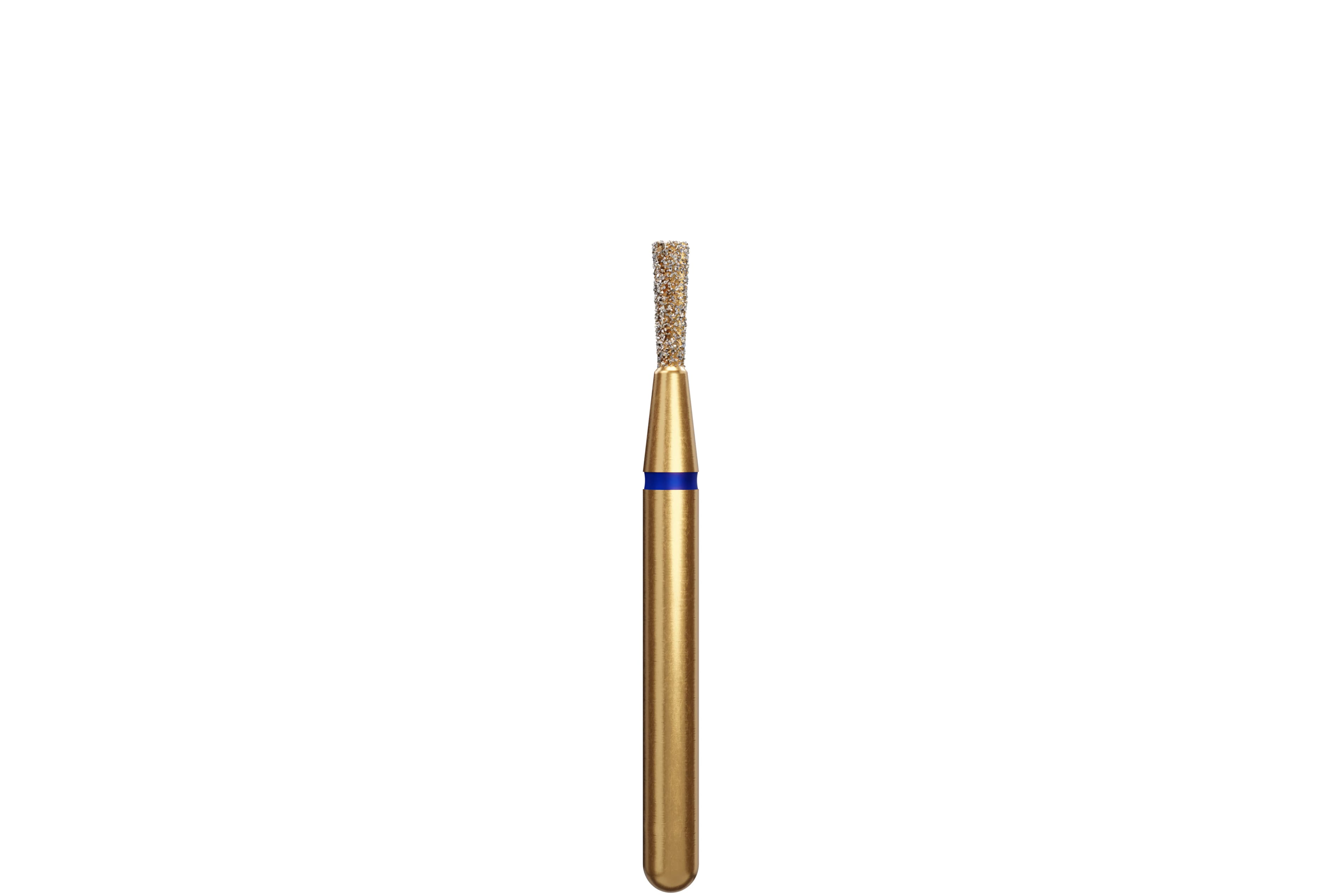Coltene Alpen Multi-Use Multilayer Diamond Bur, FG, Medium Grit, Inverted Cone, #807-012, 1.2 mm Head Diameter, 3.5 mm Head Length, Blue Ring, 5/Pkg - Alpen&reg; Diamonds - Medium - #807-012 (3.5) - Image 1