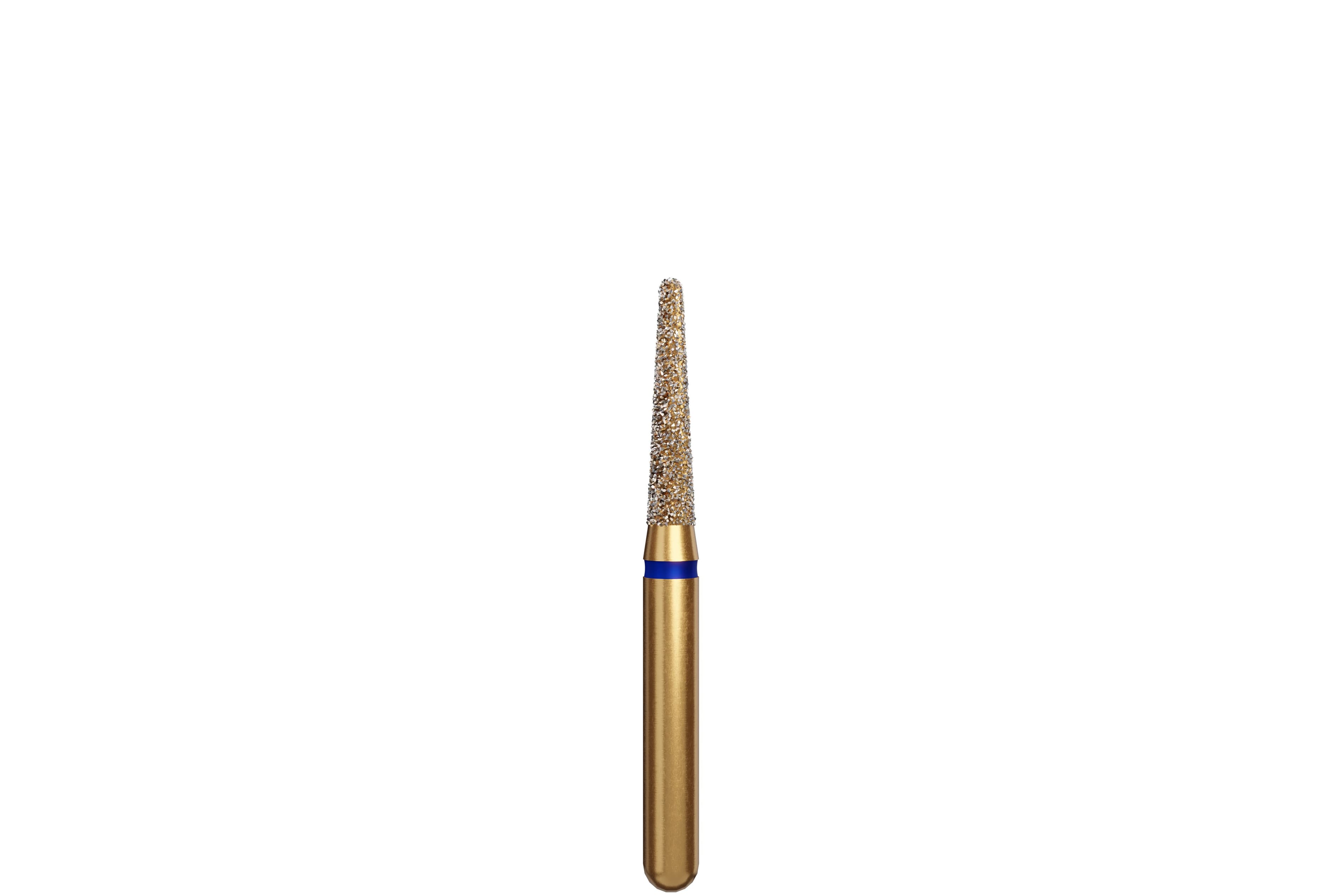 Coltene Alpen Multi-Use Diamond Bur, Round End Taper, Medium Grit, Friction Grip Short Shank, #856-016 (7.0), 5/Pkg - Alpen&reg; Diamonds - Medium - #856-016 (7.0) SS - Image 1