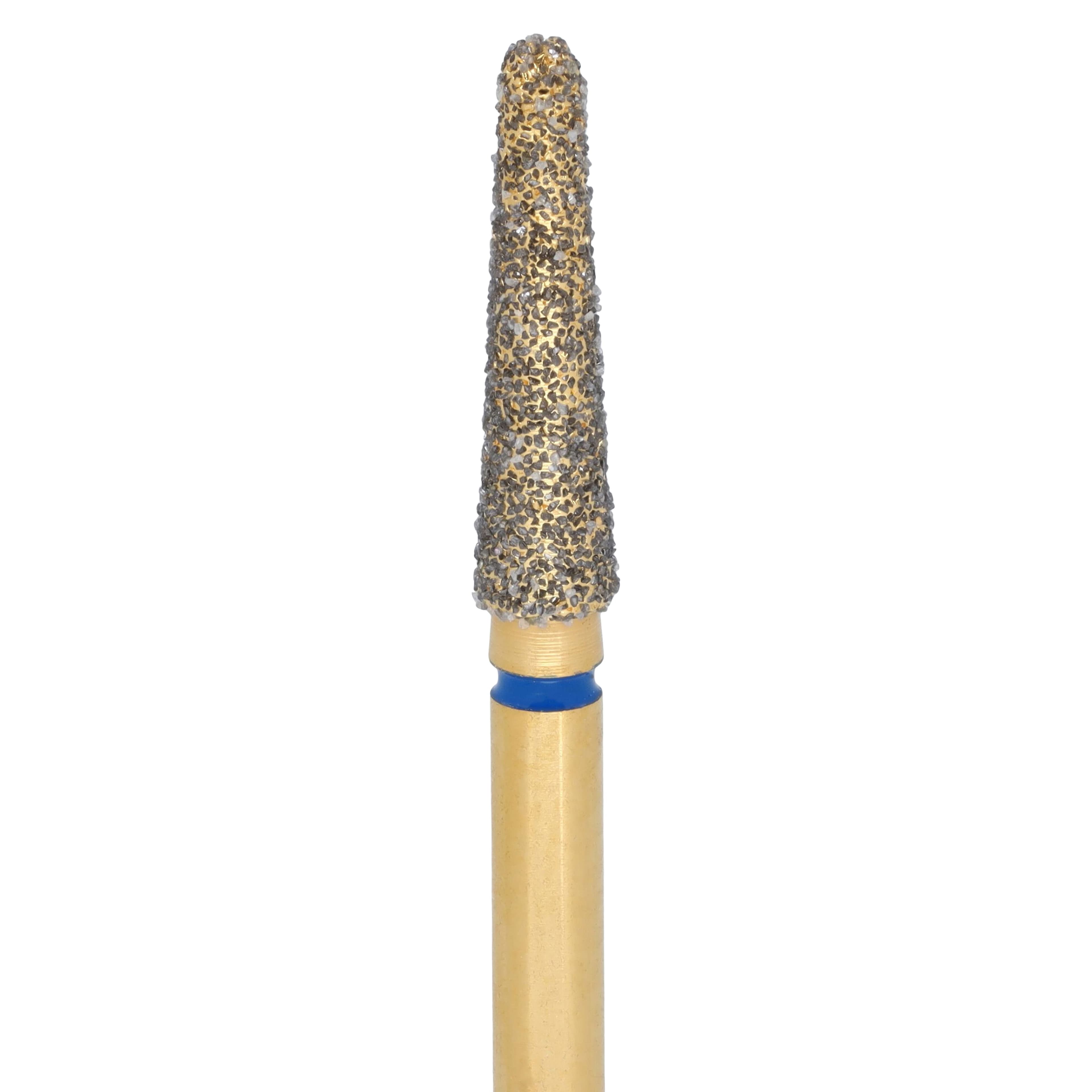 Coltene Alpen Multi-Use Diamond Bur, FG, Round End Taper, Medium Grit, #856-021, 2.1mm Head Diameter, 5/Pkg thumbnail 3