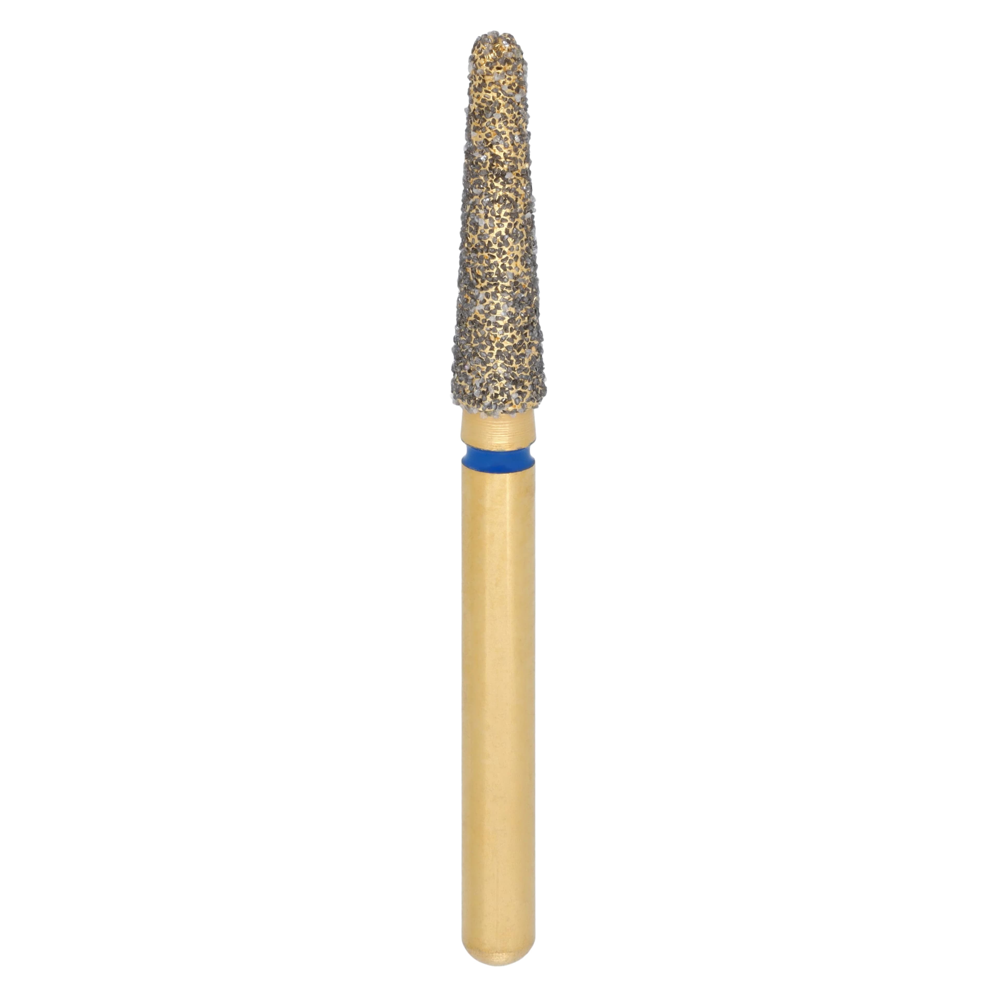 Coltene Alpen Multi-Use Diamond Bur, FG, Round End Taper, Medium Grit, #856-021, 2.1mm Head Diameter, 5/Pkg - Alpen&reg; Diamonds - Medium - #856-021 (9.0) - Image 1