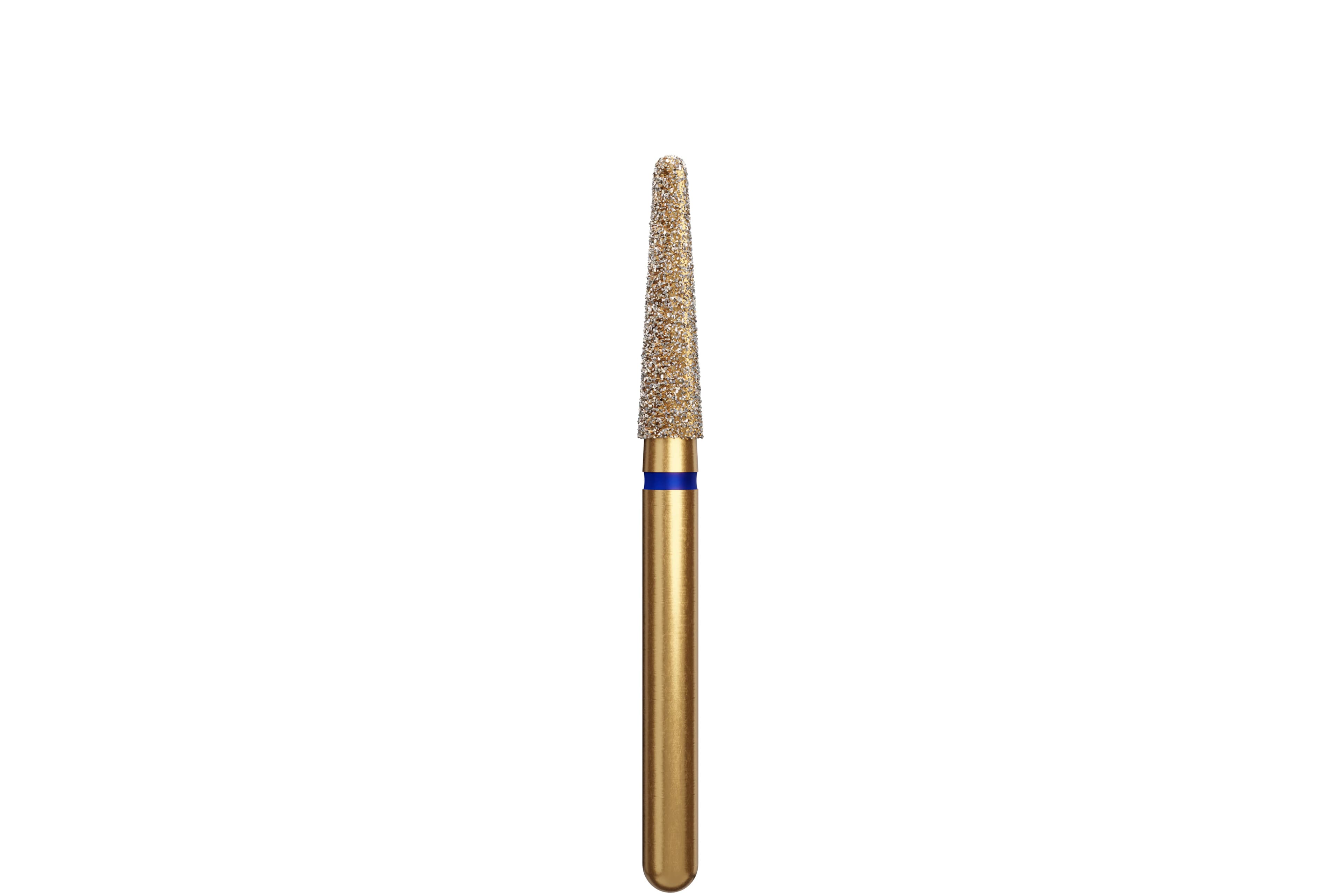 Coltene Alpen Multi-Use Diamond Bur, FG, Round End Taper, Medium Grit, #856-021, 2.1mm Head Diameter, 5/Pkg thumbnail 2