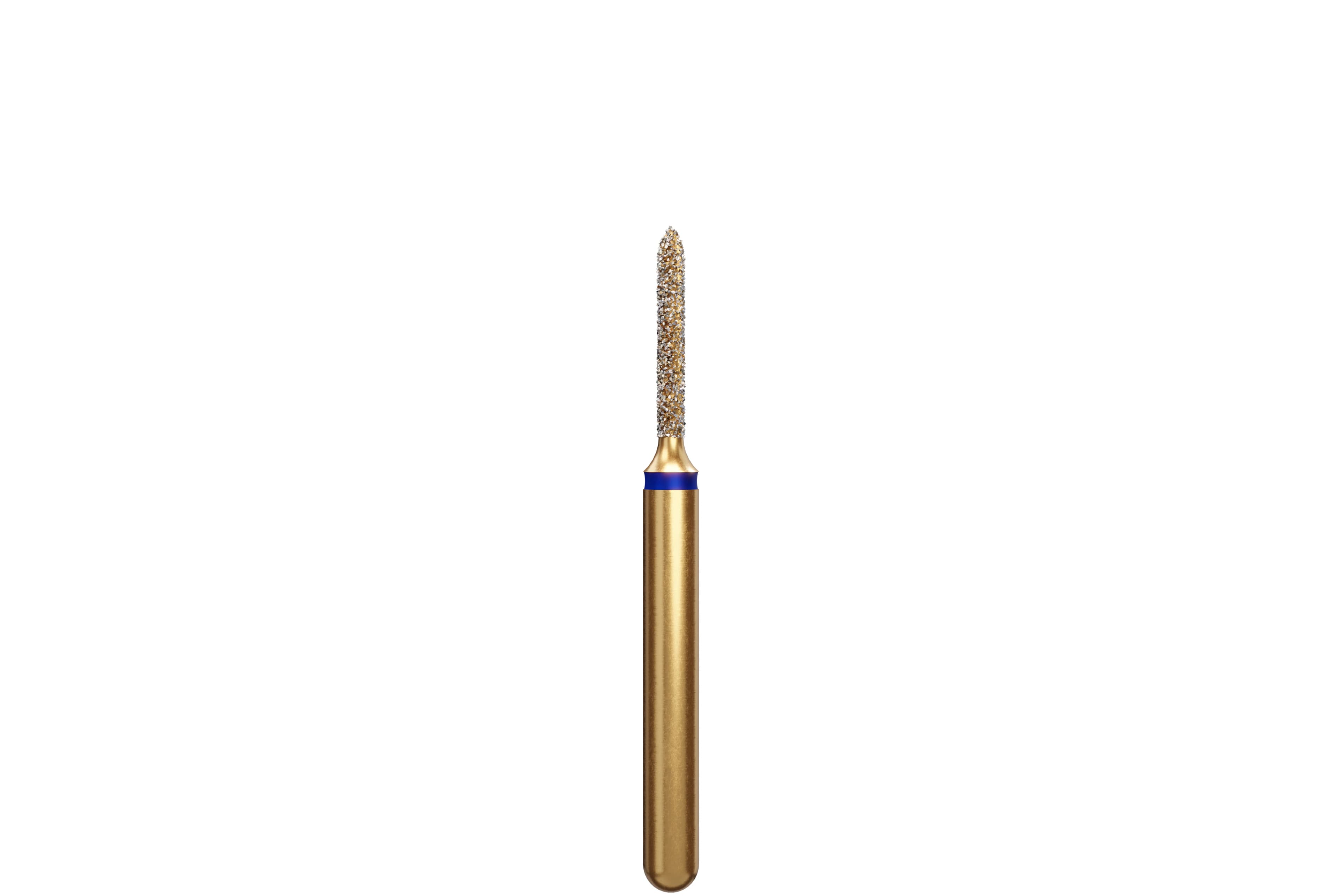 Coltene Alpen Multi-Use Multilayer Diamond Bur, FG, Medium Grit, Beveled Cylinder/Torpedo, #877-010, 5/Pkg - Alpen&reg; Diamonds - Medium - #877-010 (6.0) - Image 1
