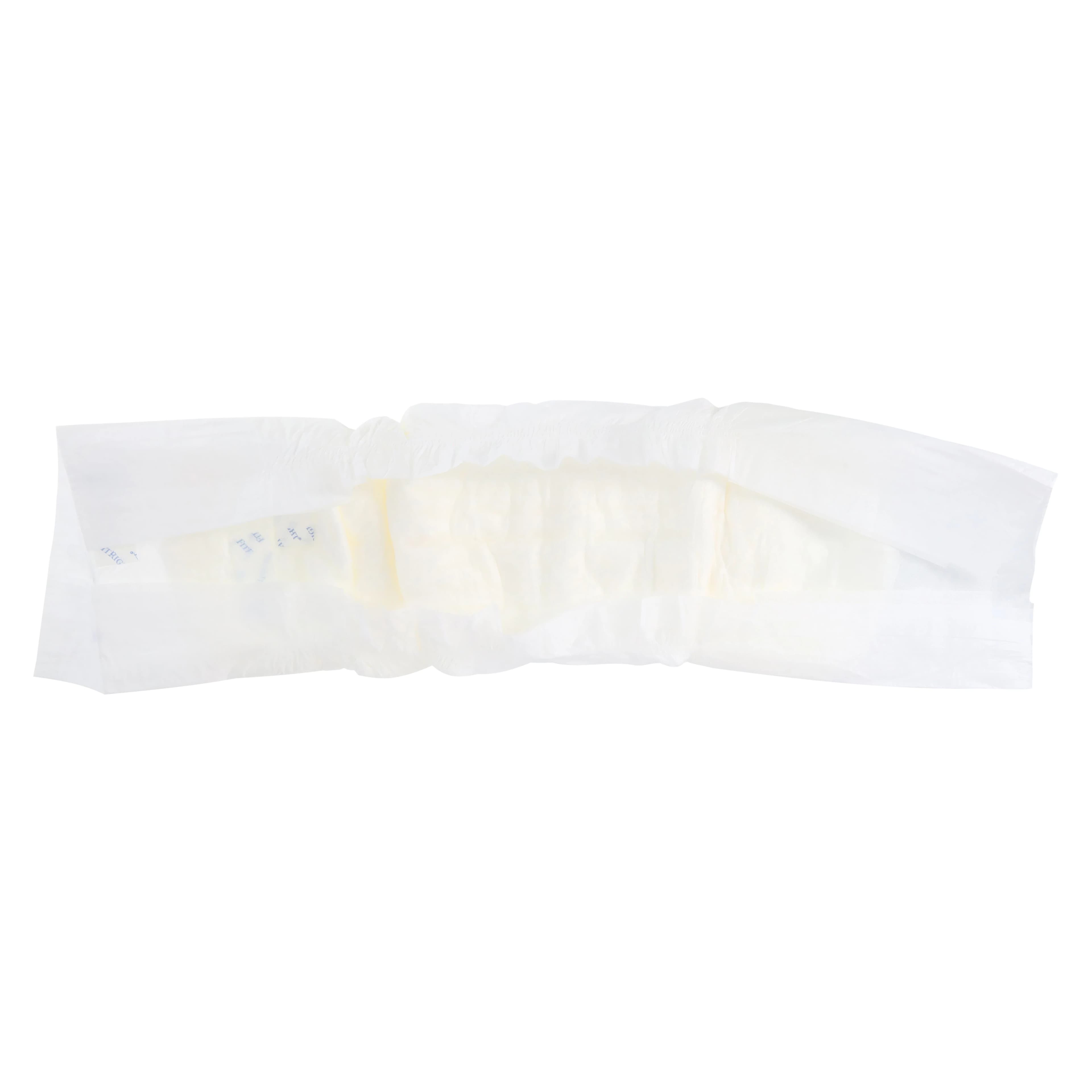 Medline FitRight Basic Incontinence Brief, Unisex, Moderate Absorbency, 32-44" Waist, Hook and Loop, 100/Case - Briefs Incont FitRight Basic - Image 1