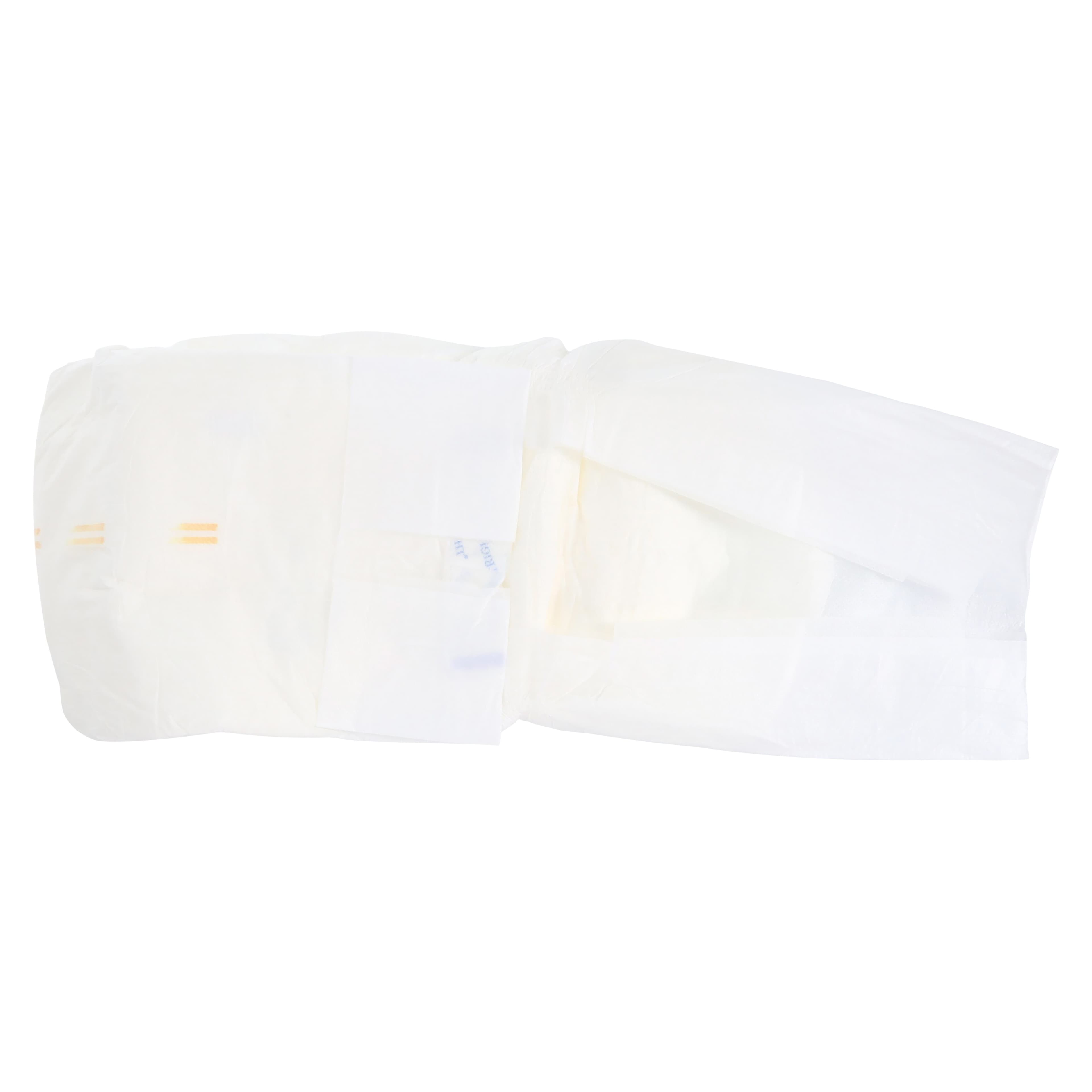 Medline FitRight Basic Incontinence Brief, Unisex, Moderate Absorbency, 32-44" Waist, Hook and Loop, 100/Case thumbnail 2