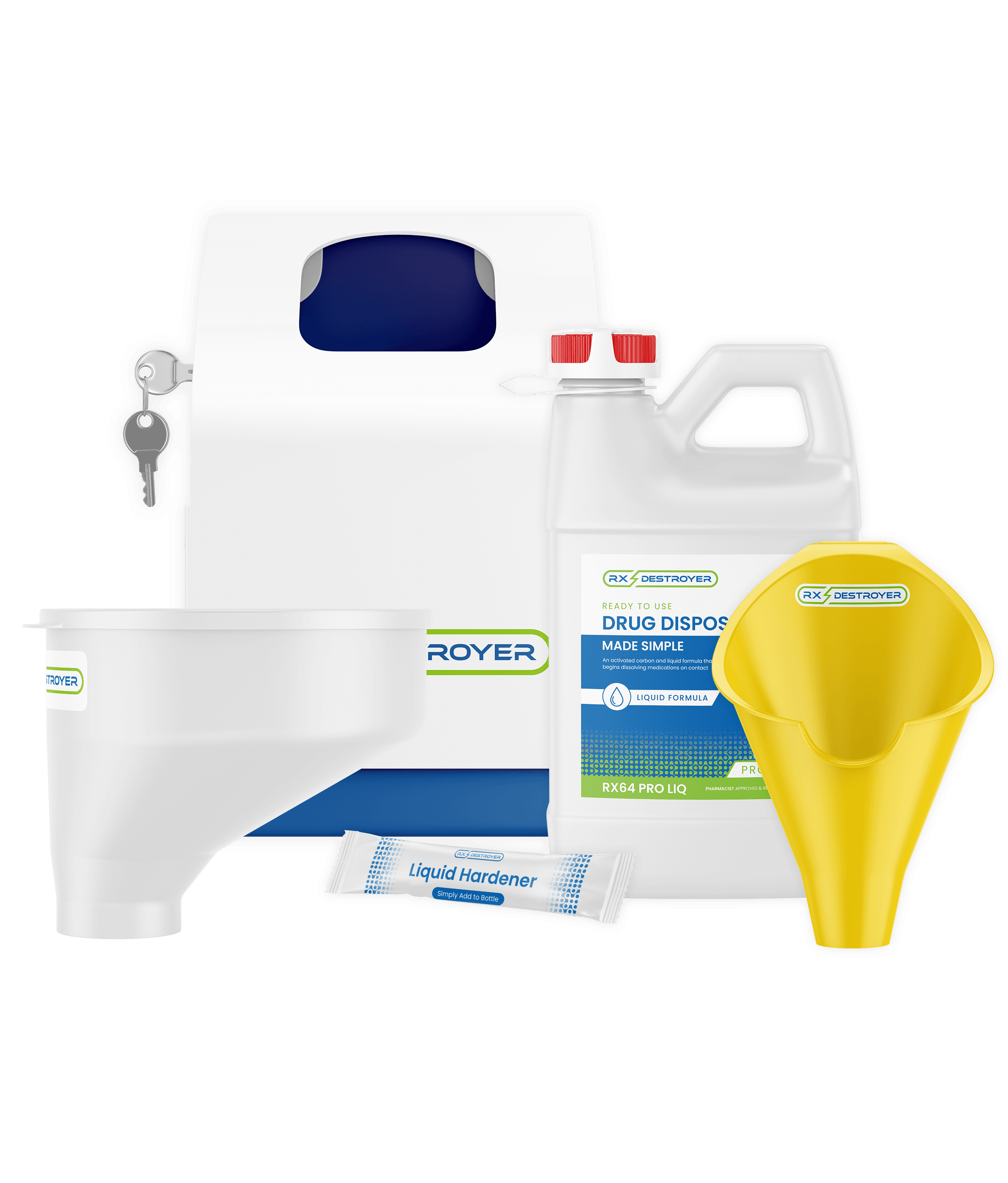 Rx Destroyer Pro Medication Disposal Starter Kit, 1 Gallon - Starter Kit Rx Destroyer Pro - Image 1