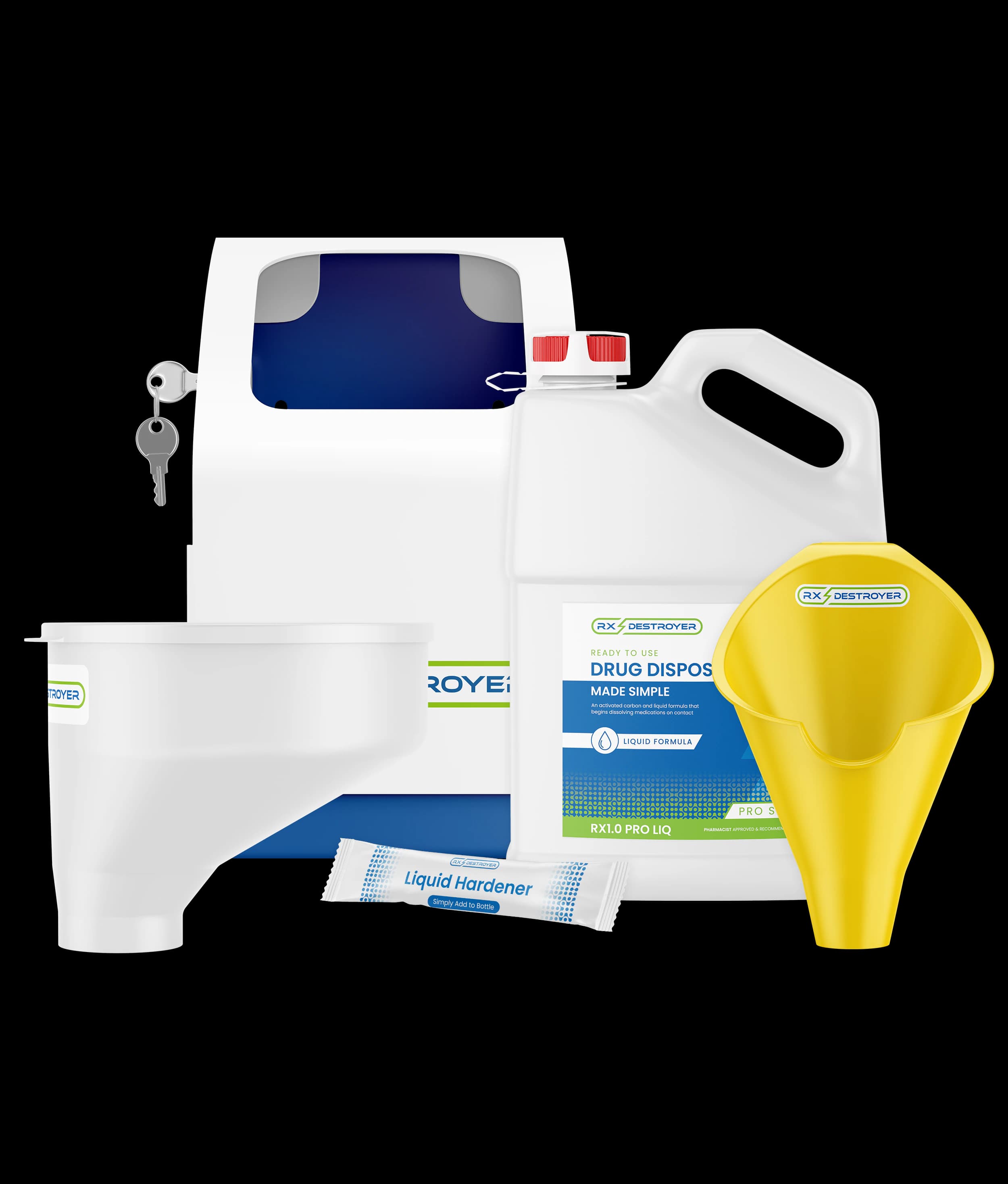 Rx Destroyer Pro Medication Disposal Starter Kit, 64 oz - Starter Kit Rx Destroyer Pro - Image 1