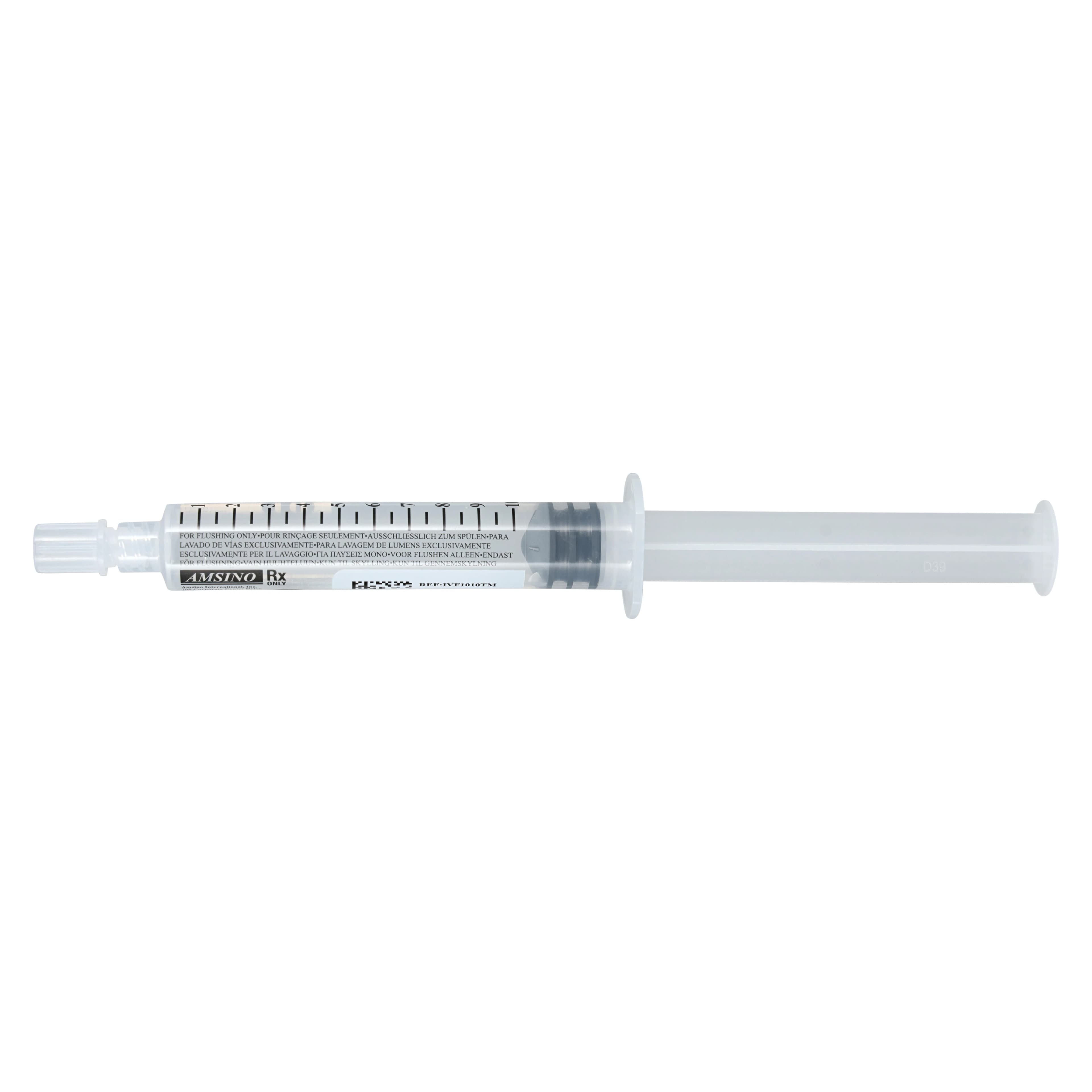 AmSafe Saline Flush Syringe, 0.9% Sodium Chloride Injection, Prefilled, 10mL, 30/Box thumbnail 2