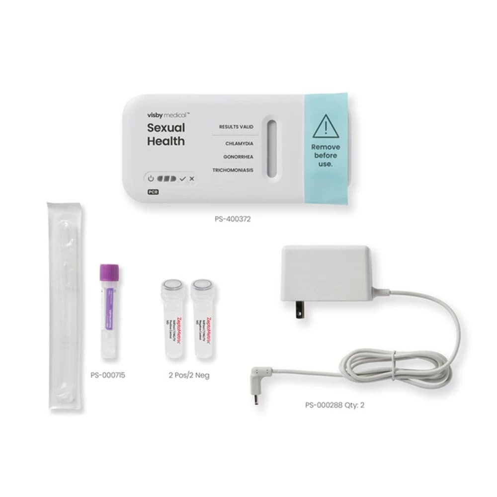 Visby Medical STI Starter Kit (Sexual Health Promo Pack, CLIA Waived, 20 Tests, 2 Power Adaptors, 1 Vaginal Specimen Collection Kit, 1 Pack External Controls) - Visby Medical STI Starter Kit - Image 1