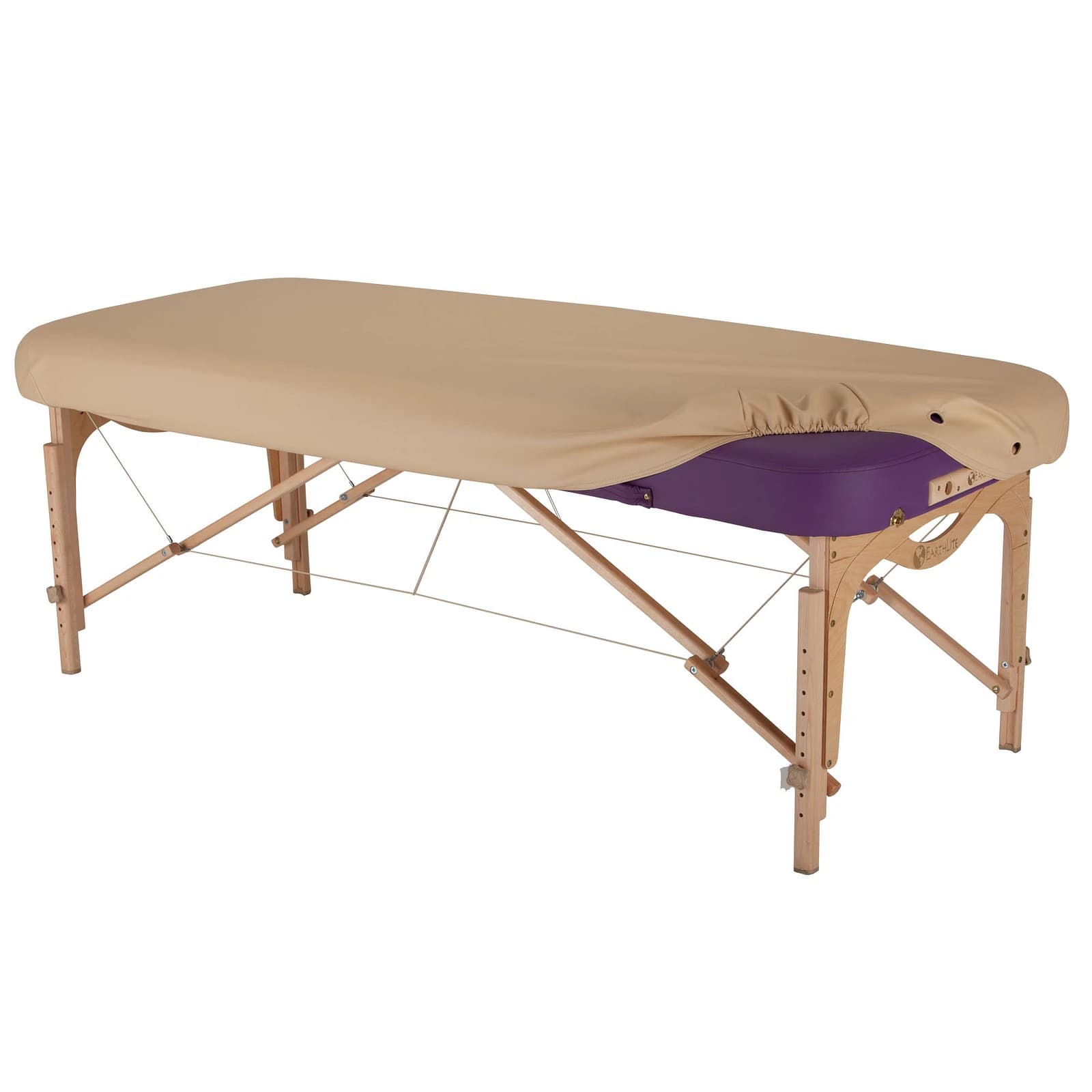 Earthlite Massage Table Cover for Flat Top Tables, Tan - Cover Table f/Flat Tops - Image 1