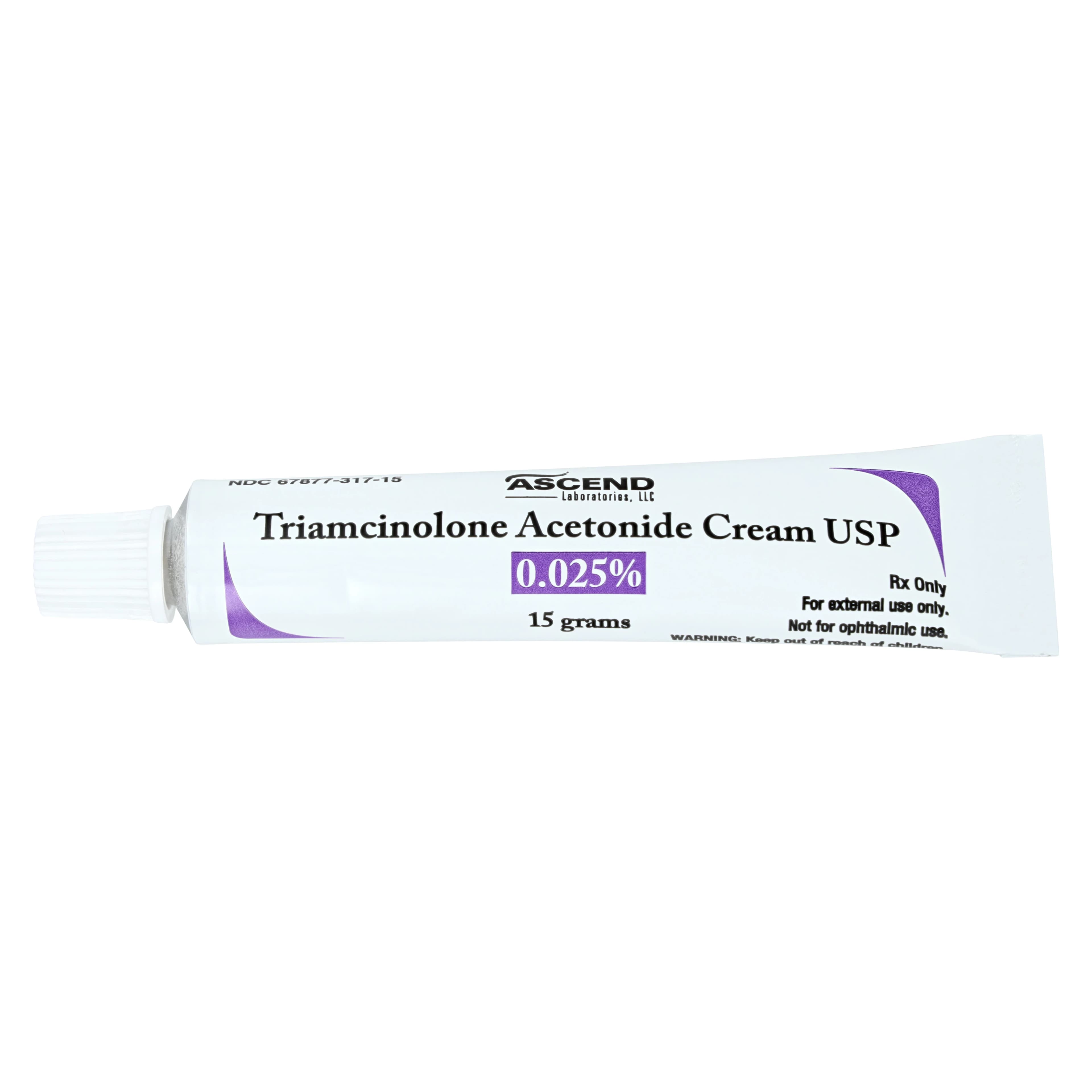 Triamcinolone Acetonide Cream 0.025%, 15g Tube, Ascend Laboratories thumbnail 2