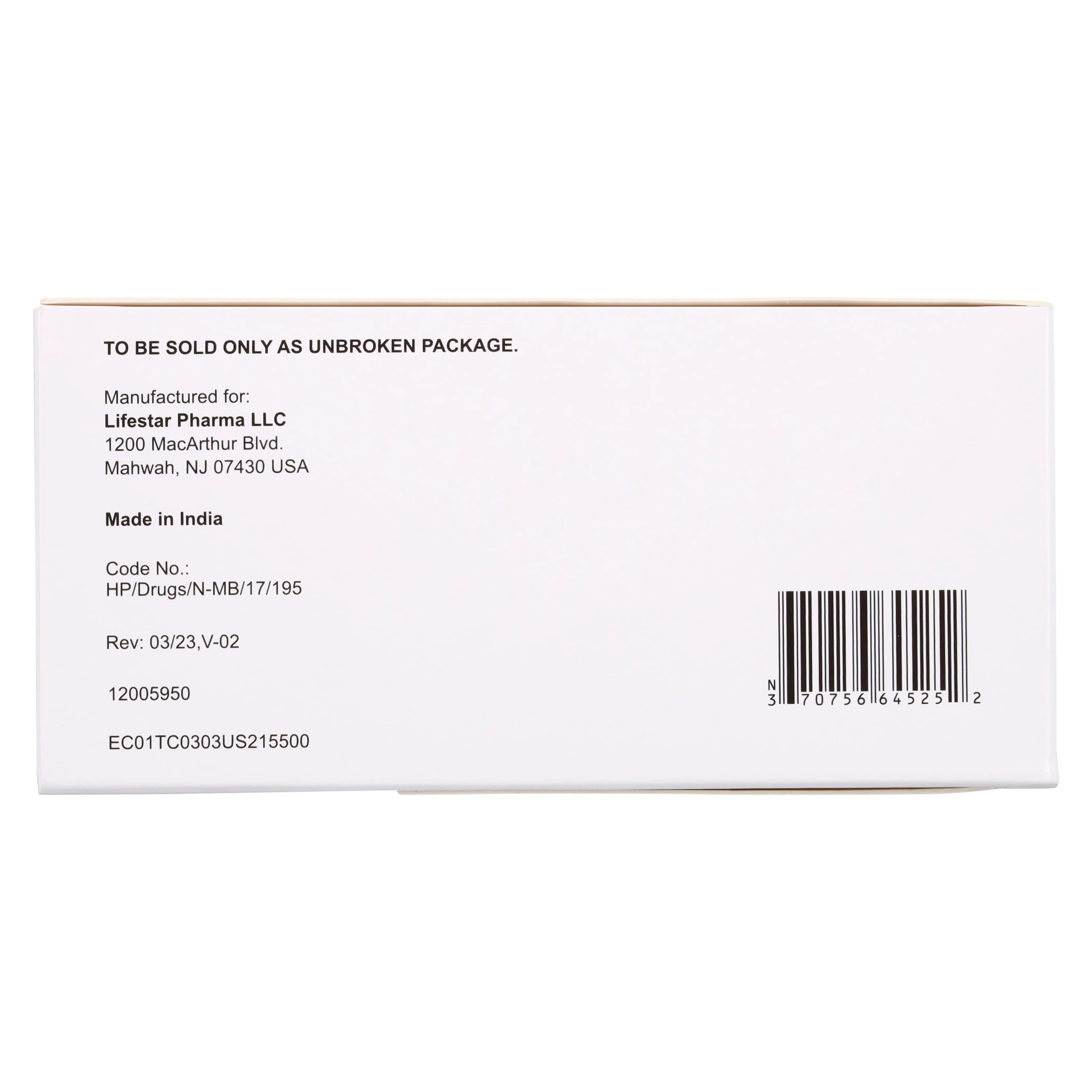 Lidocaine HCl Injection 1% MDV 10mL, 25/Package thumbnail 6