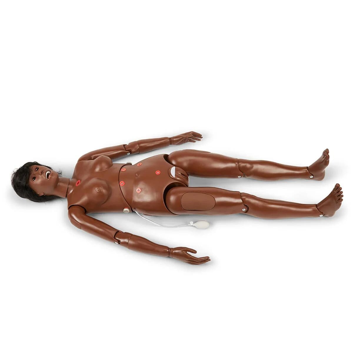 Gaumard Scientific Susie/Simon Hospital Training Manikin with Ostomy, Dark Skin - Manikin Susie/Simon w/Ostomy - Image 1