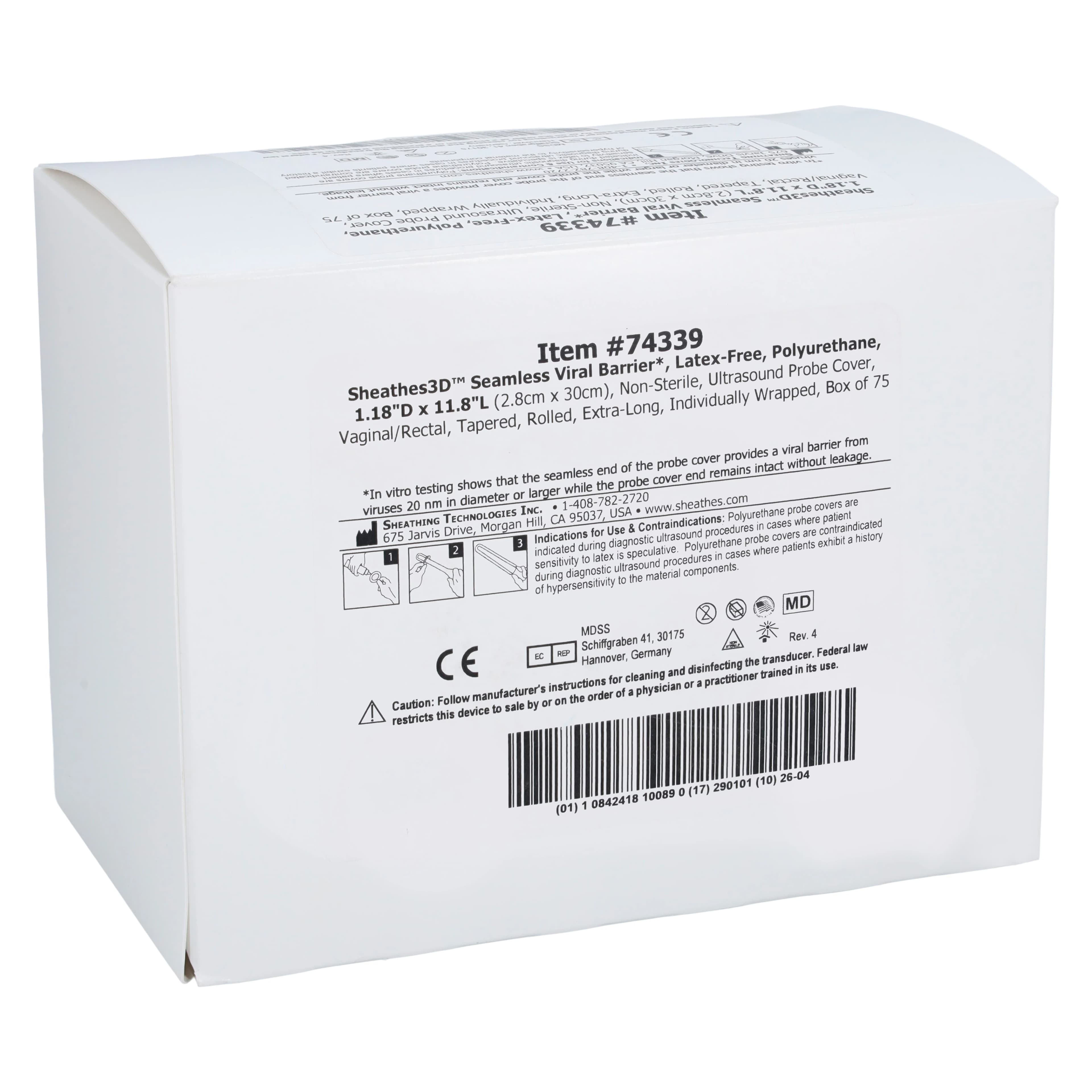Sheathing Technologies Ultrasound Probe Cover, 75/Box - Probe Cover Ultrasound - Image 1
