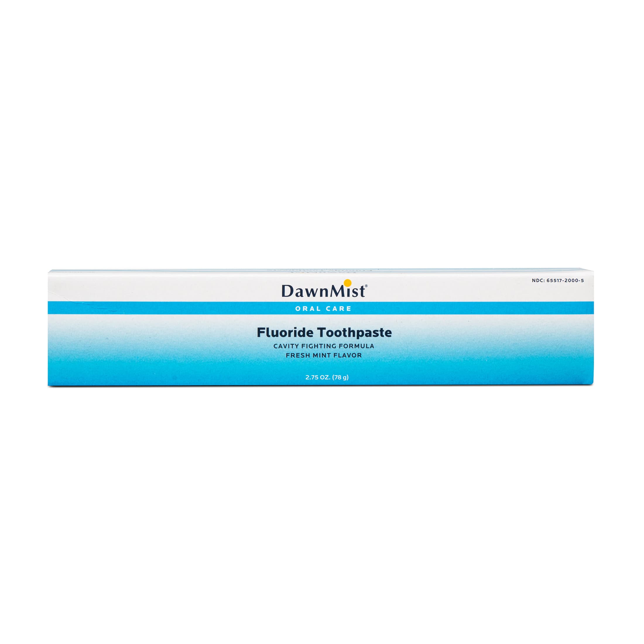 DawnMist Mint Toothpaste, 2.75 oz Tube, Box of 144 - DawnMist Mint Toothpaste w/Box - Image 1