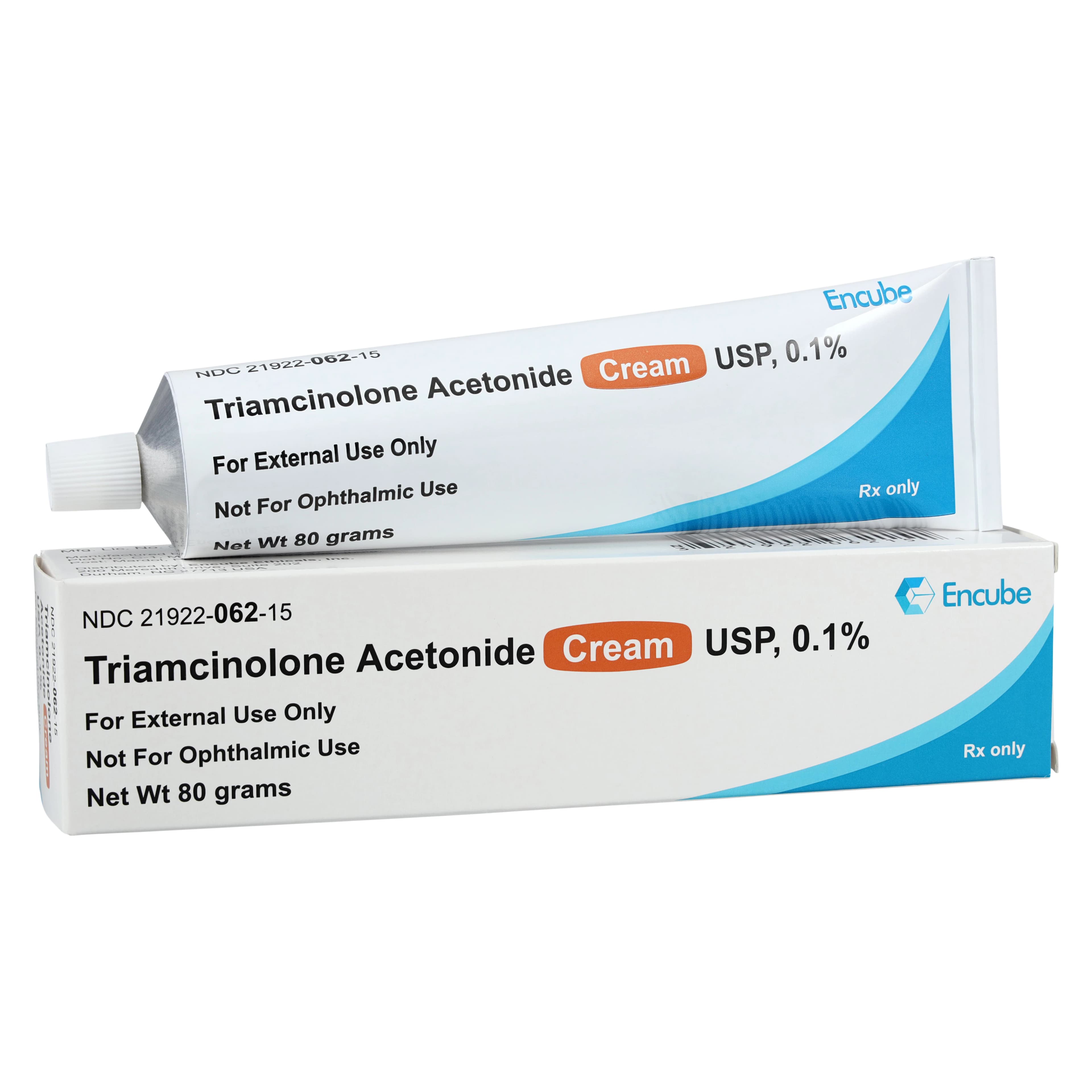 Triamcinolone Acetonide Cream 0.1%, 80g Tube - Triamcinolone Acetonide Cream - Image 1