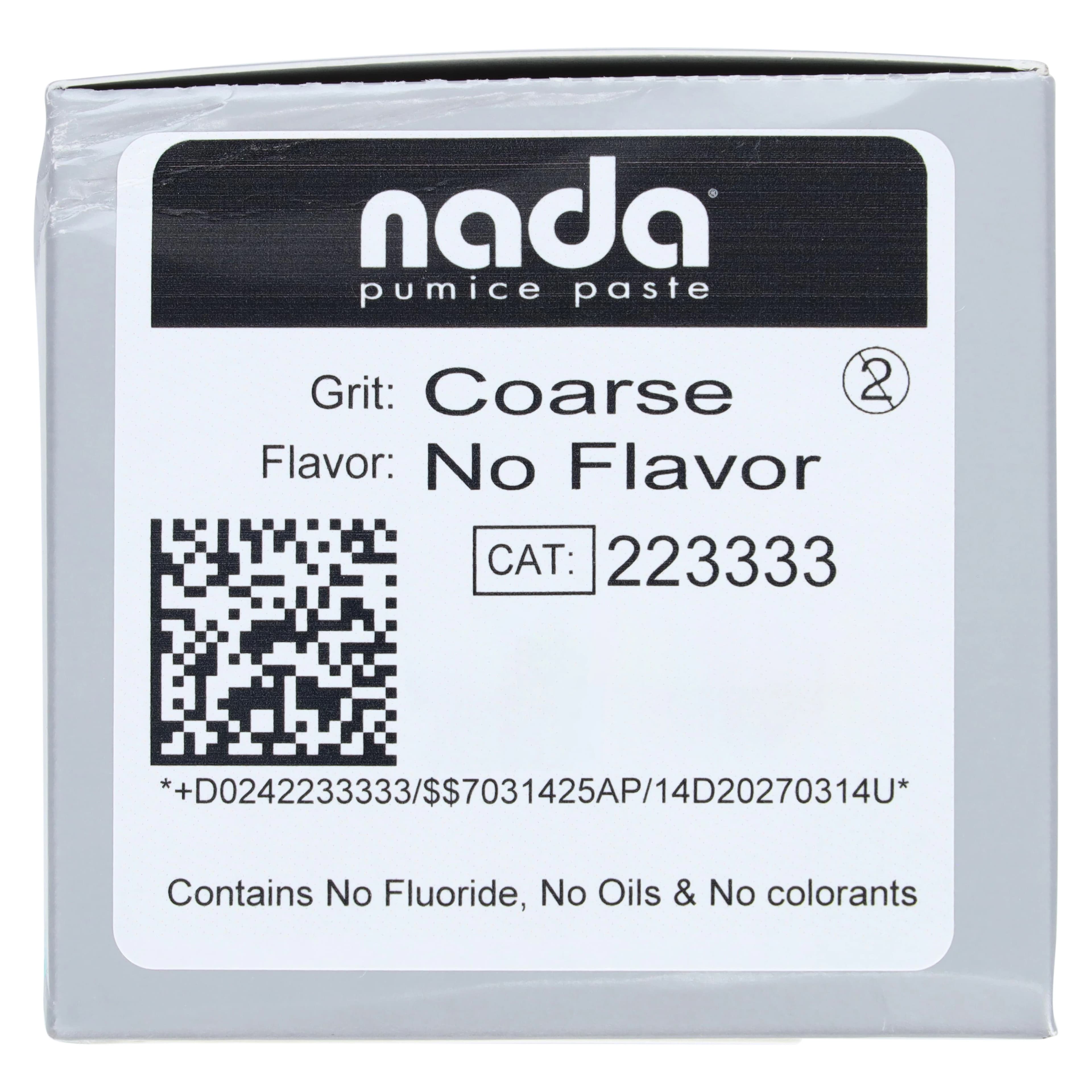 Nada Pumice Paste, Coarse Grit, Unflavored, Gluten Free, Without Fluoride, Unit Dose Cups, 200/Box thumbnail 6