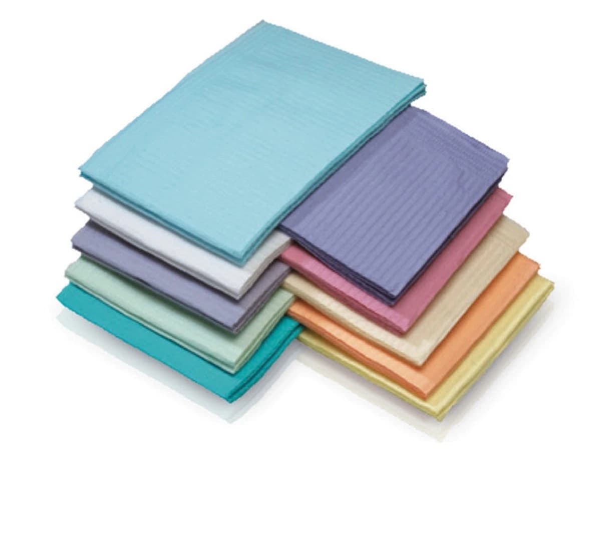 Medicom Dry-Back Plus Dental Bibs, 3-Ply Paper + 1-Ply Poly, Dusty Rose, 13" x 18", 500/Case, 8386 - MEDICOM DRY-BACK PLUS DENTAL BIBS 3+1-PLY 8386 - Image 1