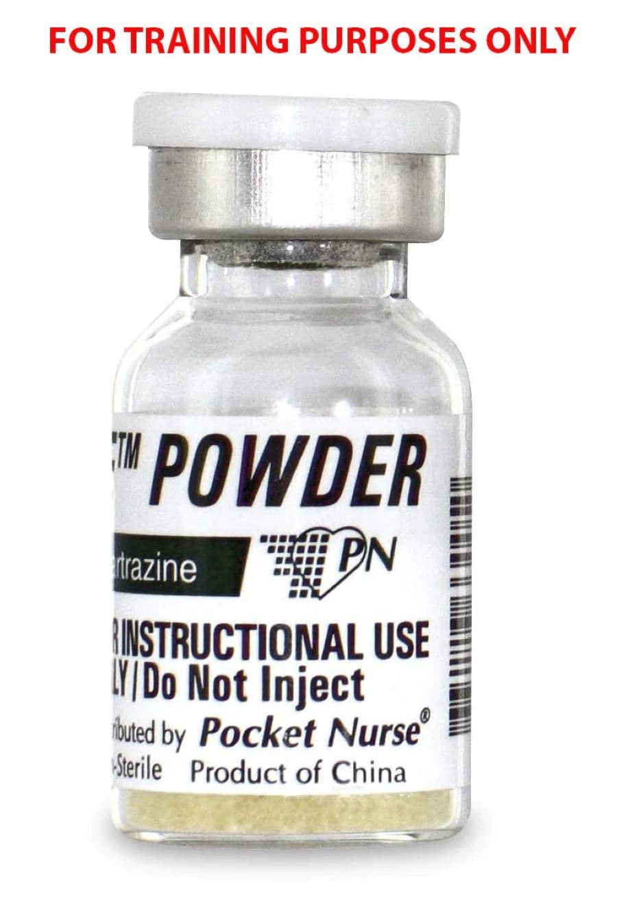 Demo Dose Instructional Use Only Powdered Simulant, 20 mg/mL, 10 mL, Each - Simulant DEMO-Powder 20mg/mL - Image 1