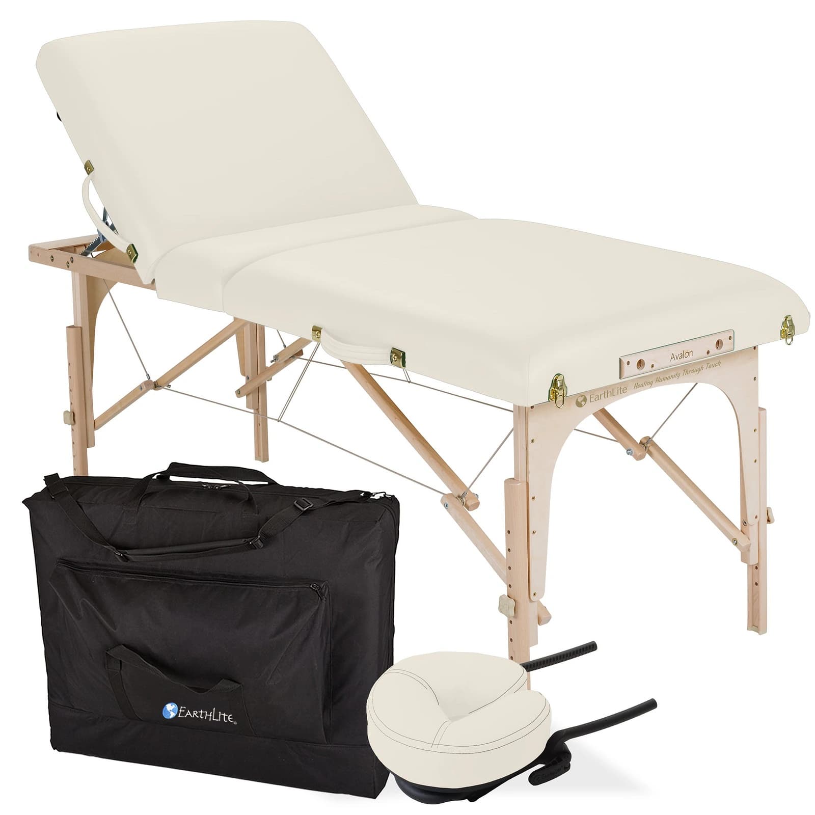 Earthlite Avalon XD Massage Table, Tilt, Vanilla Creme - Table Massage Avalon XD Tilt - Image 1
