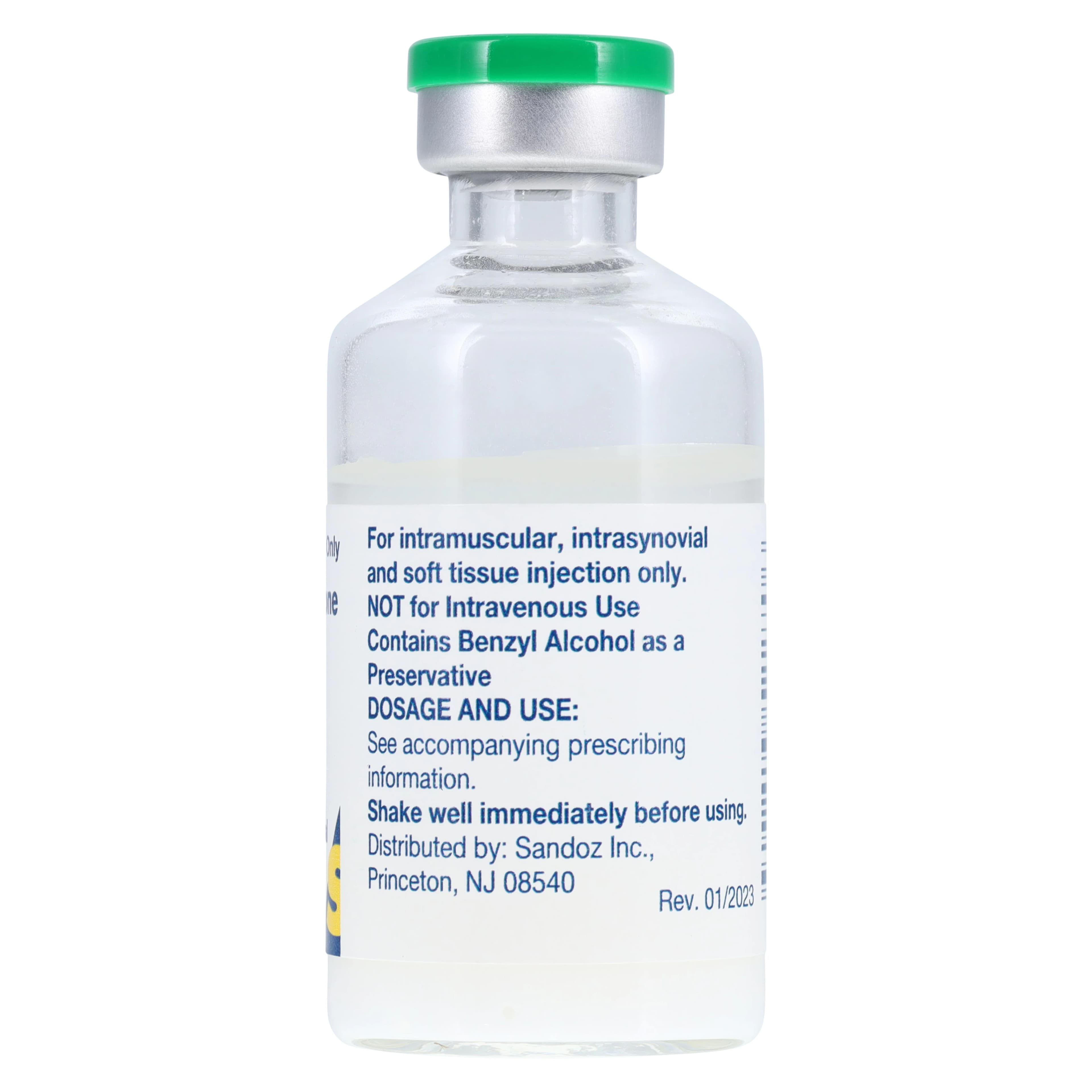Methylprednisolone Acetate Injection 40mg/mL MDV 10mL, Sandoz thumbnail 4