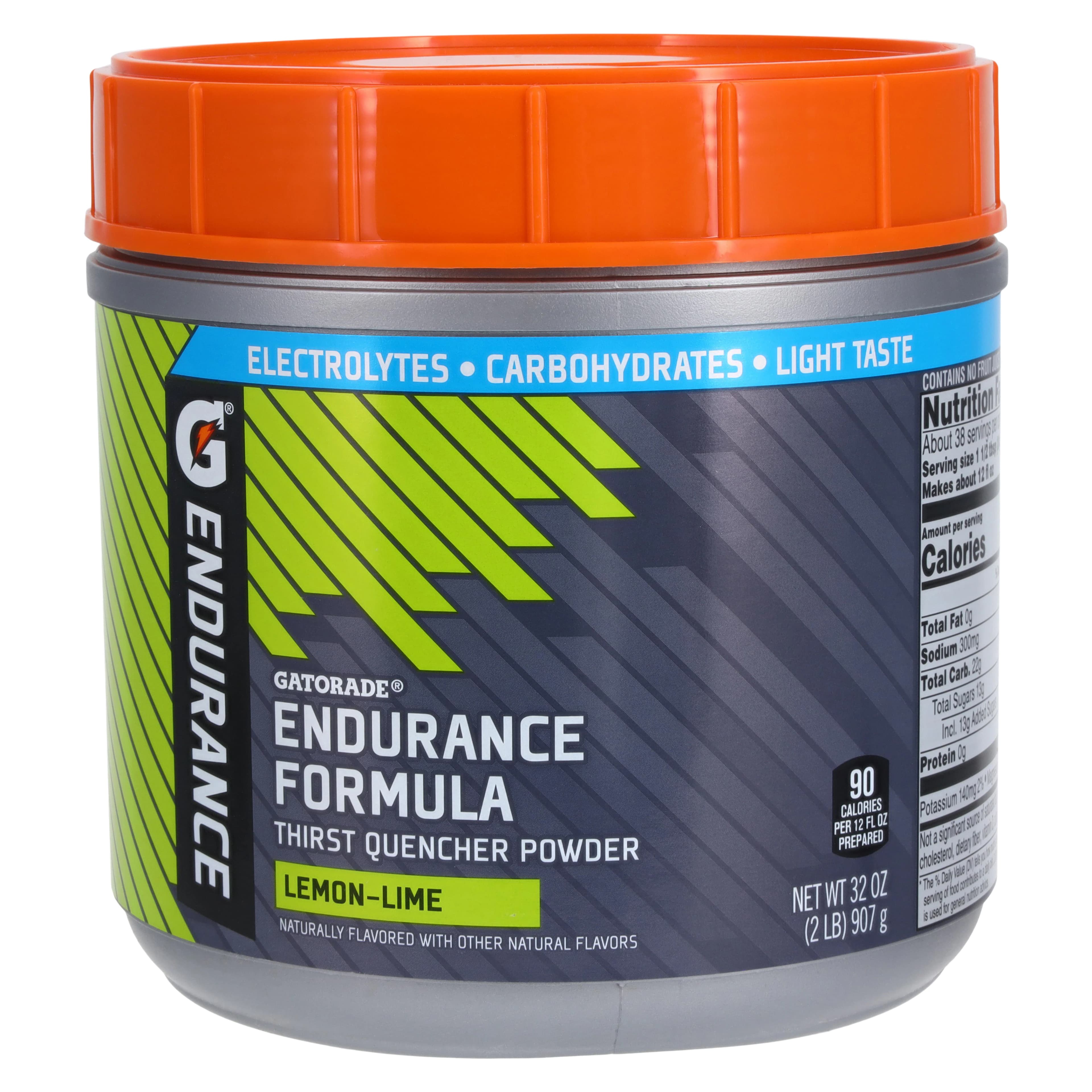 Gatorade Endurance Formula Powder, Lemon Lime, 32 oz Canister, 6/Case - Gatorade Endurance Formula Pow - Image 1